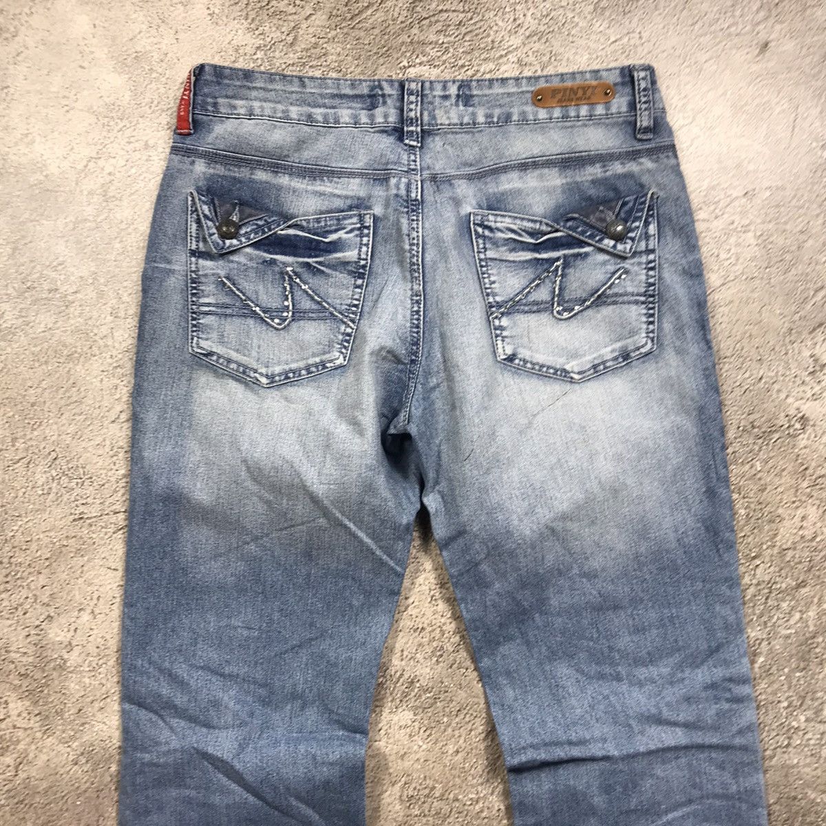 Vintage Vintage 90s Baggy Distressed Jeans Sun Faded Grunge Logo 29 Size 29" - 5 Thumbnail