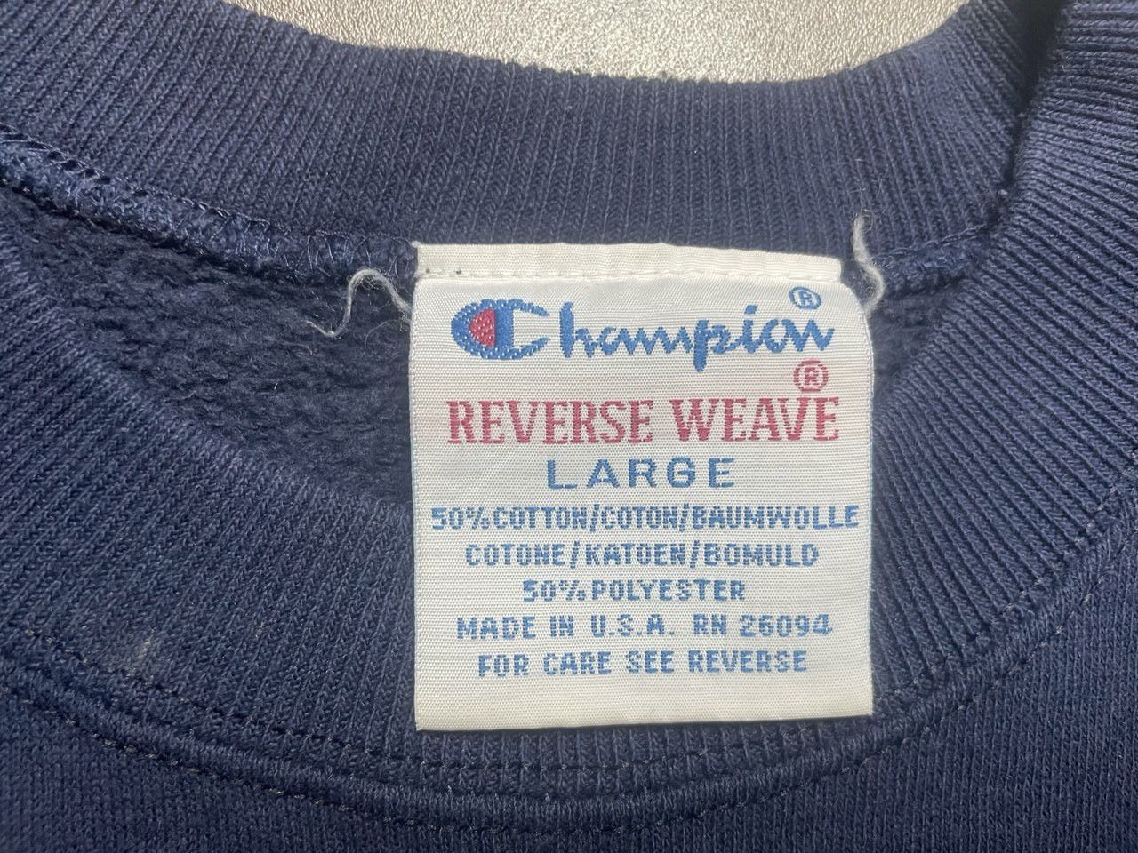 Champion × Vintage Vintage Champion Reverse Wave Sweatshirt Size US L / EU 52-54 / 3 - 2 Thumbnail