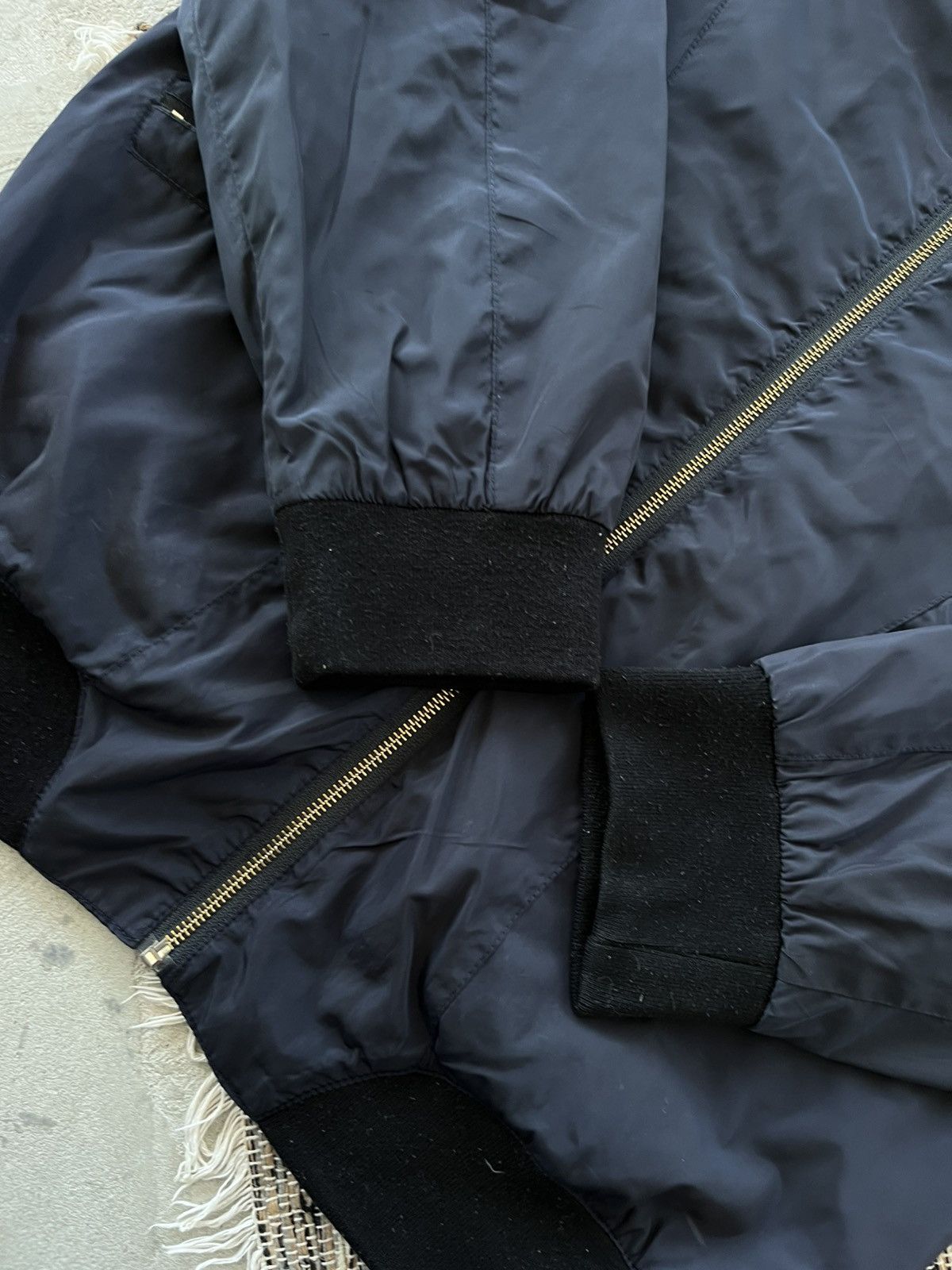 Billionaire Couture Luxury Billionaire Nylon Bomber Jacket Blue Size 58 Y2K Size US XXL / EU 58 / 5 - 9 Thumbnail