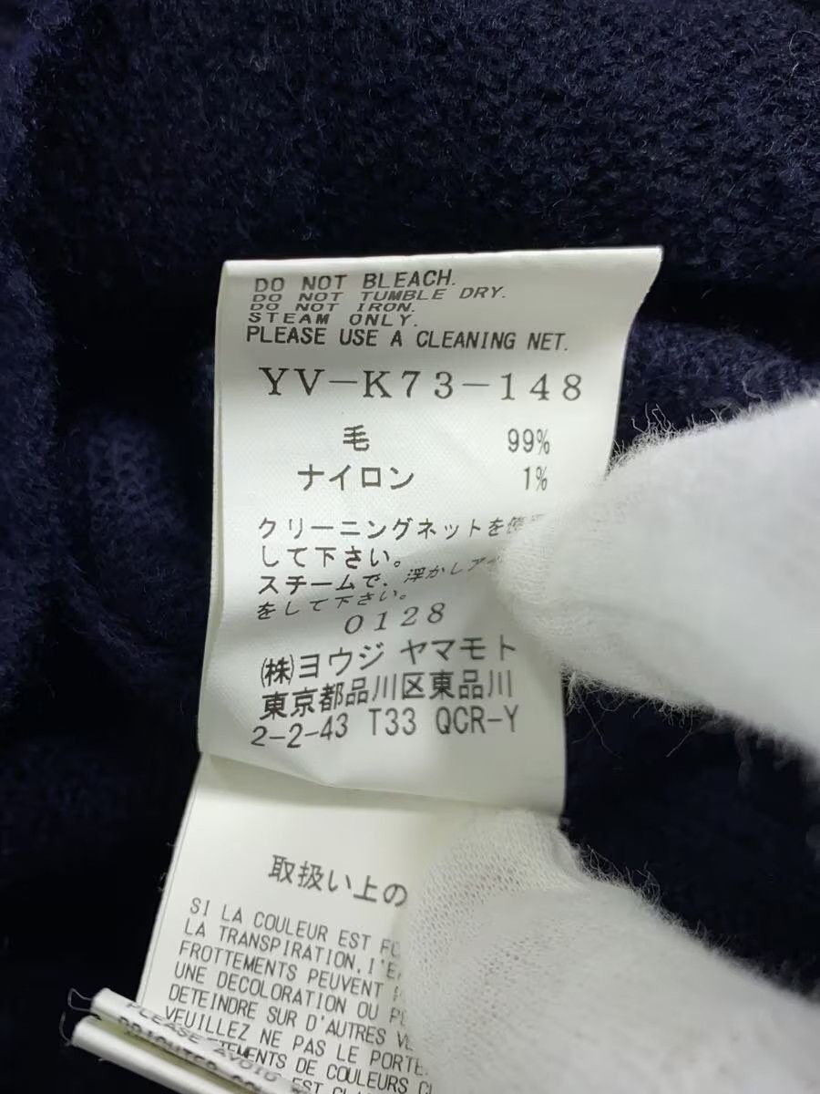 Y's × Yohji Yamamoto AW22 Monochrome Floral Wool Knit Sweater Size US M / EU 48-50 / 2 - 6 Thumbnail