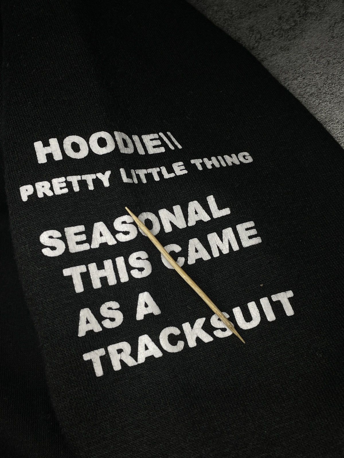 Vintage Pretty Little Thing Hoodie Spellout Hype Boxy Fit Size XL / US 12-14 / IT 48-50 - 9 Thumbnail