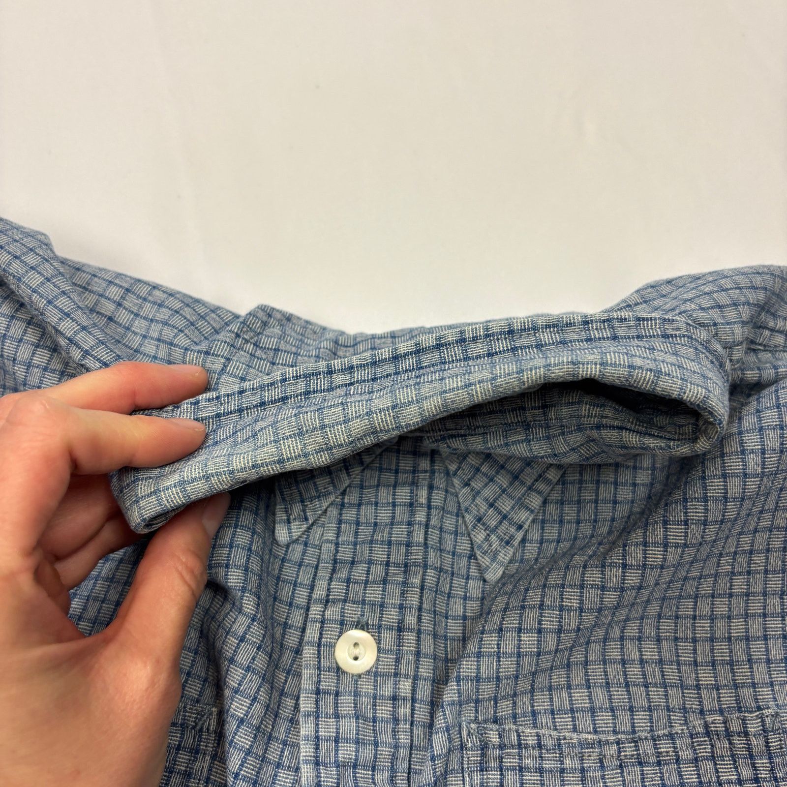 RRL Ralph Lauren RRL Double RL Ralph Lauren Plaid Button Up Chin Strap Shirt Size US XS / EU 42 / 0 - 12 Thumbnail