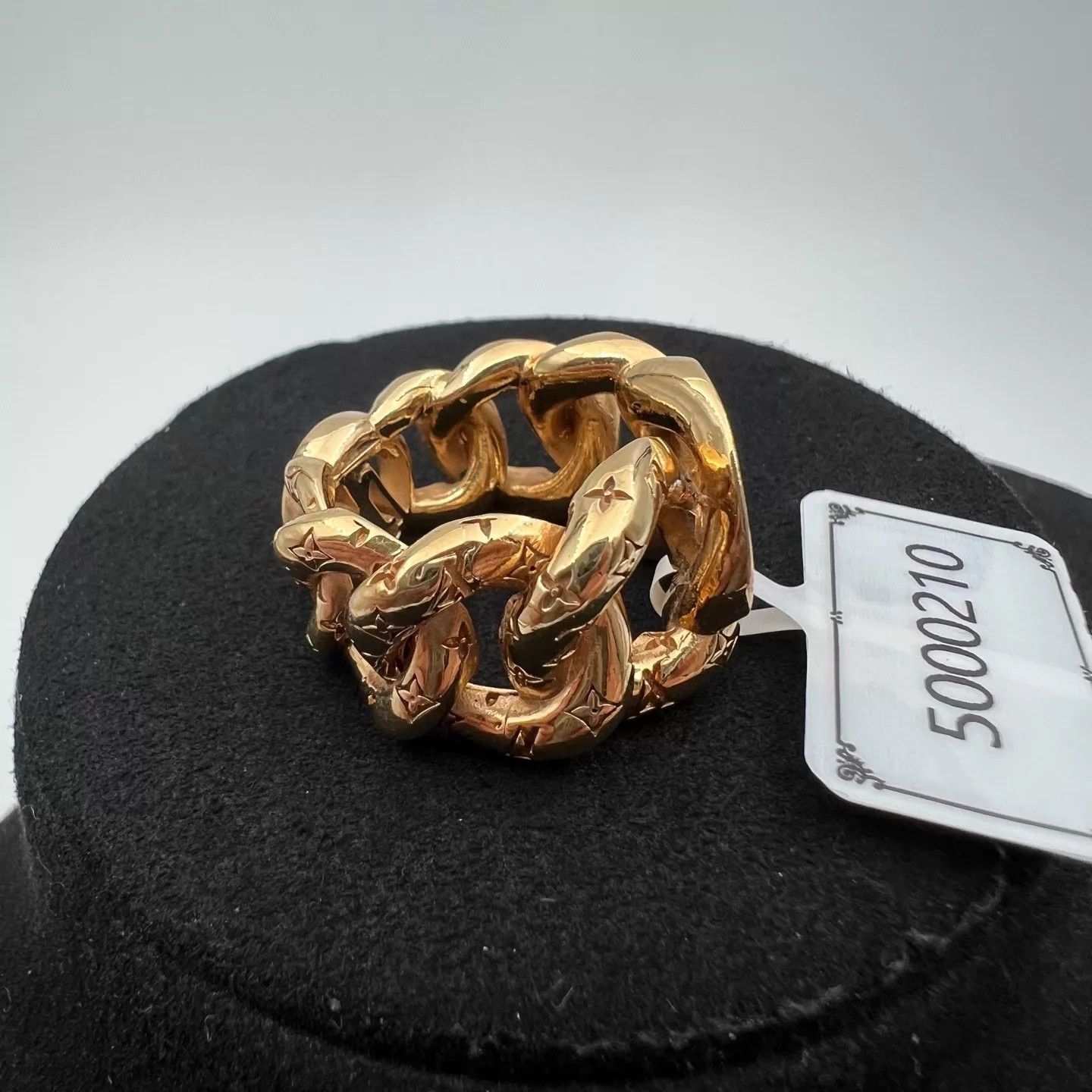 Louis Vuitton LV gold ring size S Size ONE SIZE - 1 Thumbnail