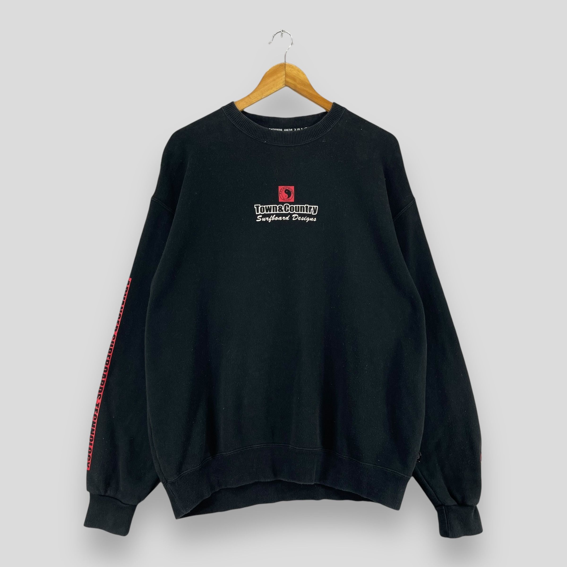 Japanese Brand × Vintage Vintage T&C Surfboard Design Back Hit Printed Sweatshirt Size US L / EU 52-54 / 3 - 4 Thumbnail