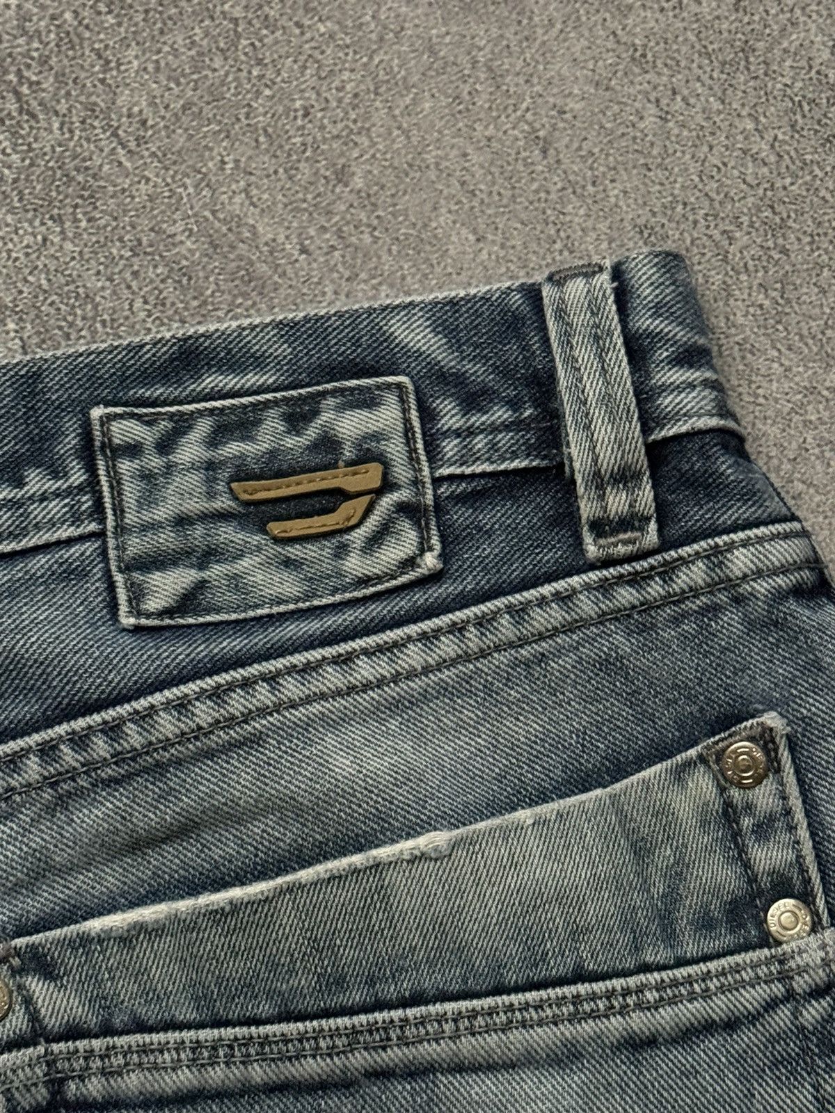 Diesel × Diesel Black Gold Diesel 36/32 distressed denim pant trouser jean chino y2k Size US 36 / EU 52 - 15 Thumbnail