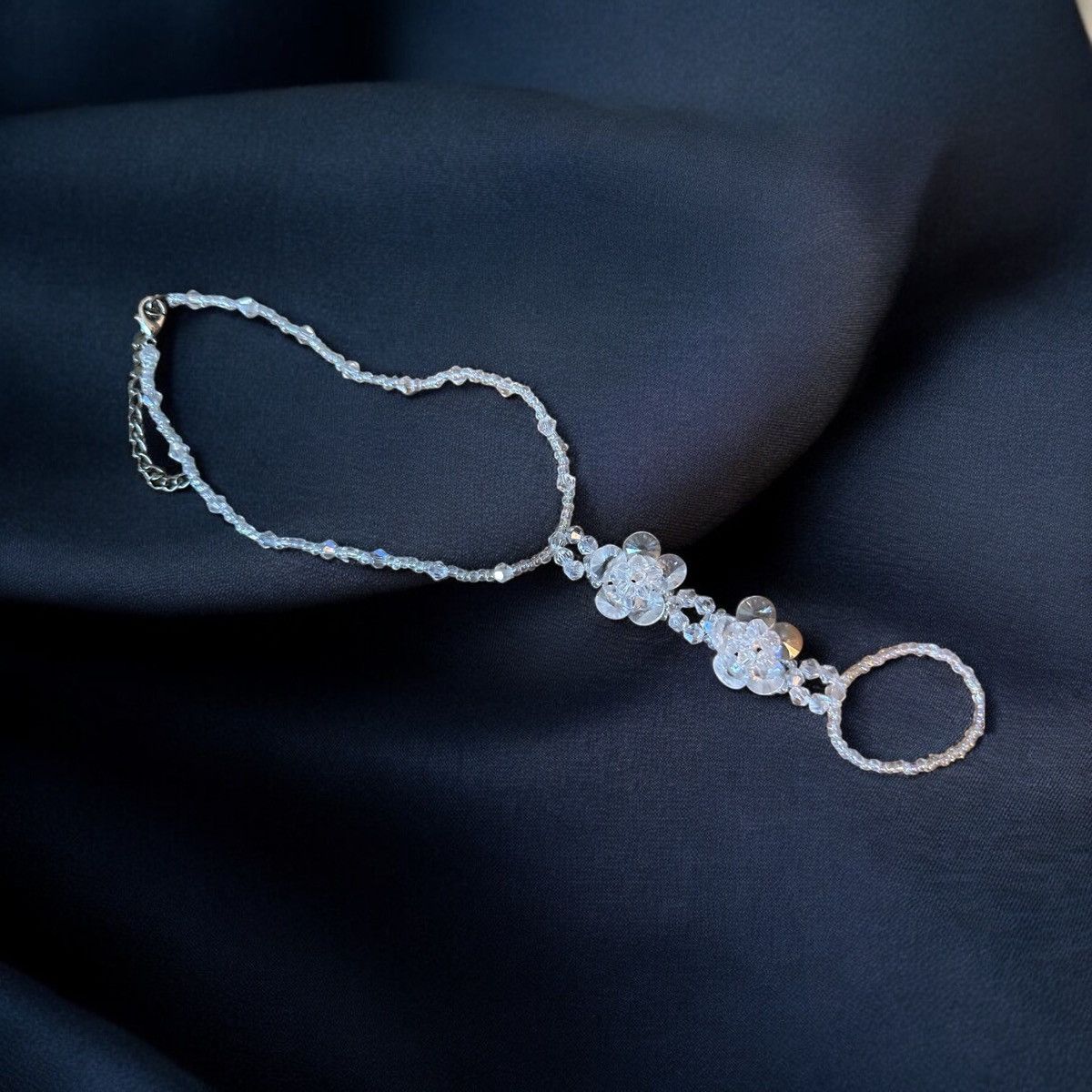Other Clear crystal bead toe anklet Size ONE SIZE - 1 Thumbnail