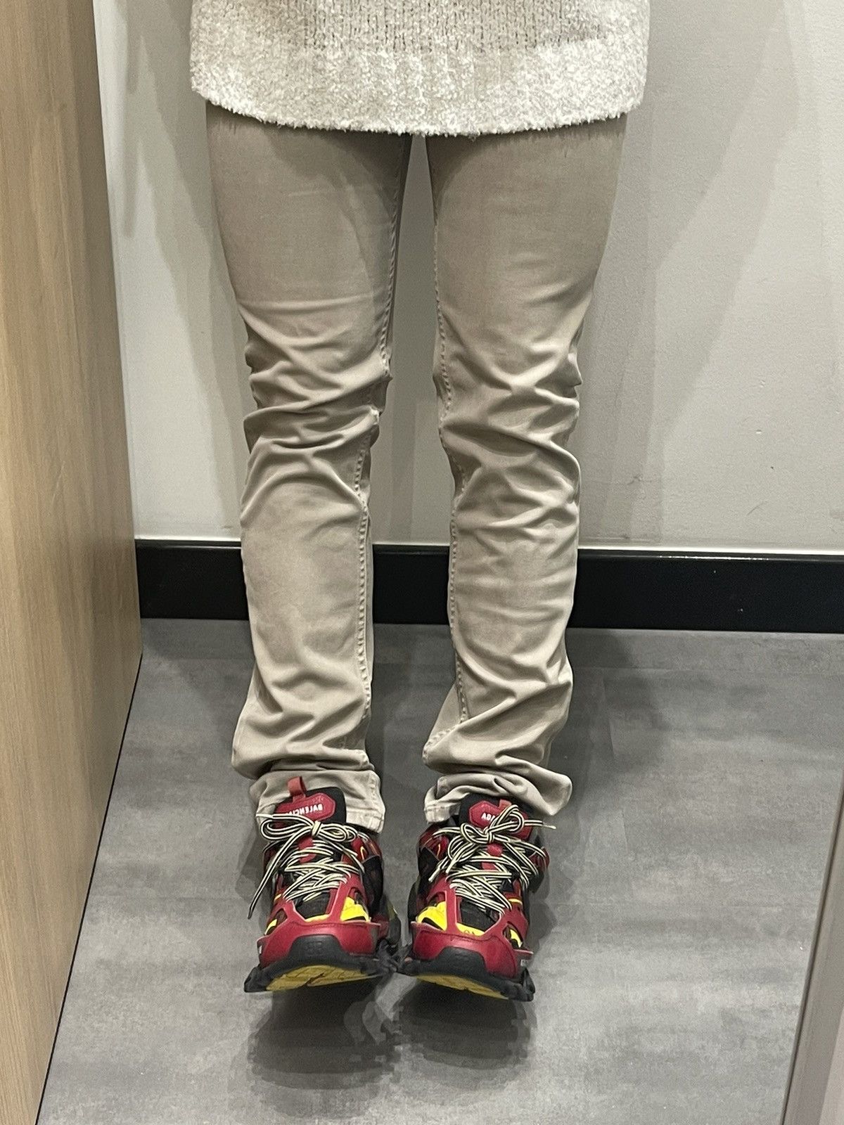 Prada SS13 Prada Distressed Light Grey Denim Pants Size US 32 / EU 48 - 1 Thumbnail