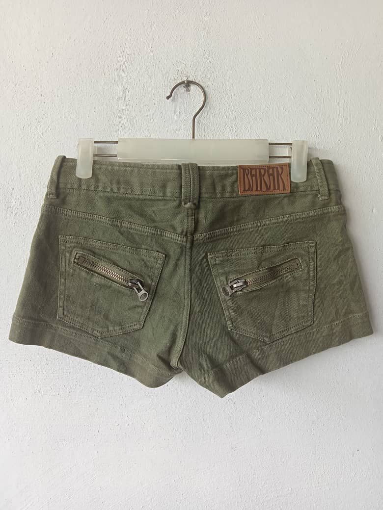 Seditionaries Japanese Brand Multizipper Pocket Short Jeans Size 29" - 5 Thumbnail