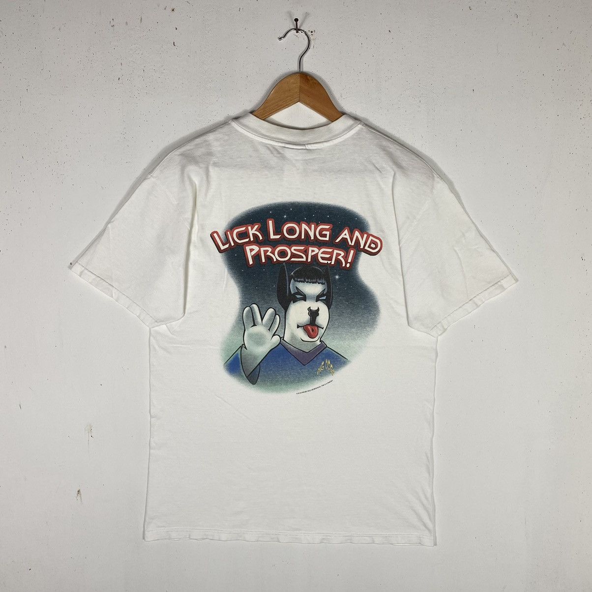 Big Dogs VINTAGE 1998 BIG DOGS STAR TREX MOVIE PARODY TEE Size US M / EU 48-50 / 2 - 2 Thumbnail