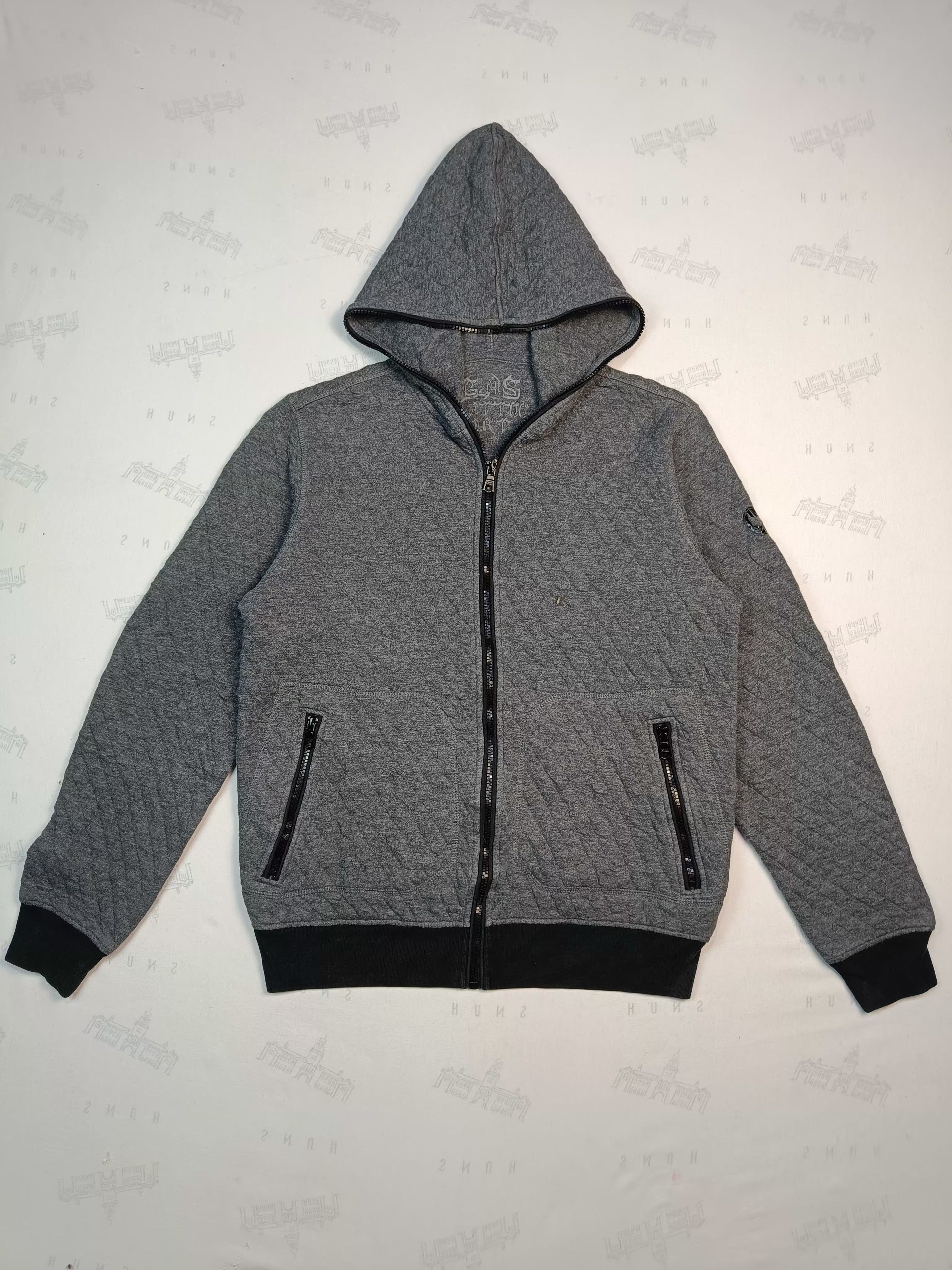 GAS GAS JAPAN ZIGOR QUILT ZIPPER HOODIE Size US M / EU 48-50 / 2 - 3 Thumbnail
