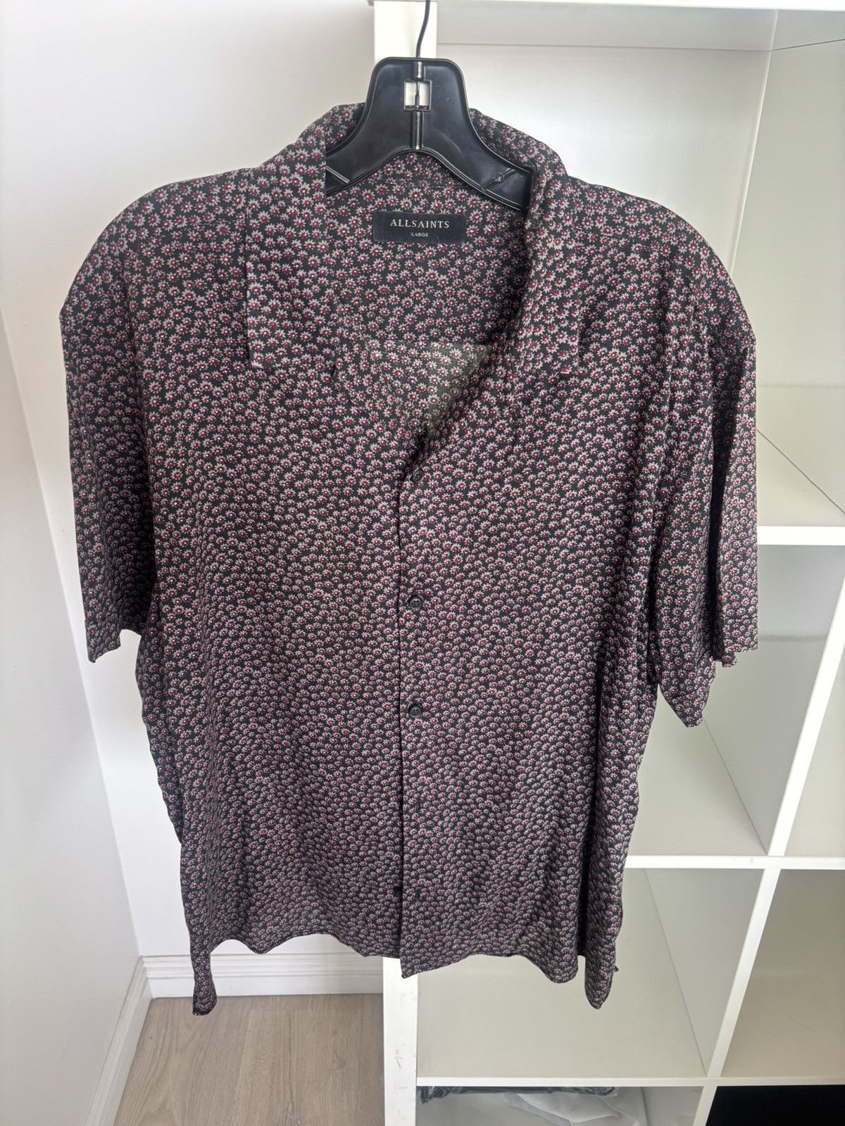 Allsaints ALLSAINTS DRAPEY FABRIC CAMP SHIRT $198 Retail Size US L / EU 52-54 / 3 - 1 Preview