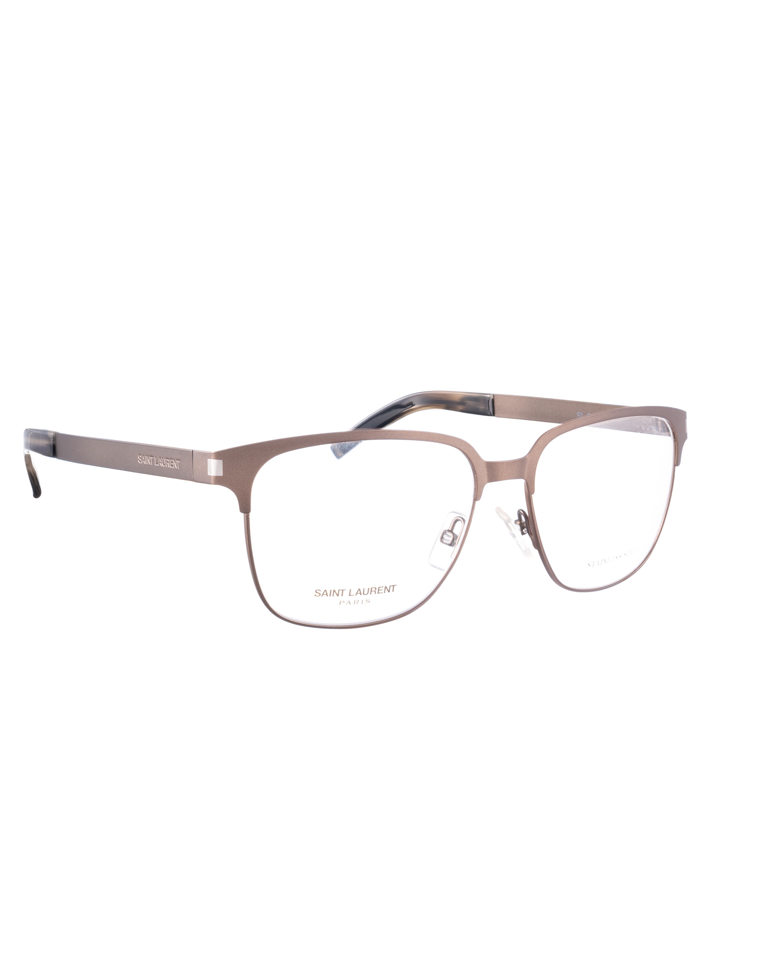 Saint Laurent Paris Saint Laurent 00s Oversized Brown Clubmaster Glasses Size ONE SIZE - 1 Thumbnail