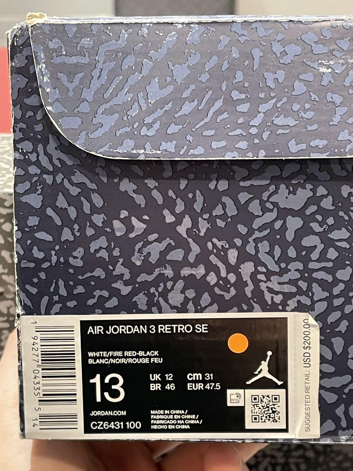 Jordan Brand Size 13 - Jordan 3 Retro SE Fire Red Denim Size US 13 / EU 46 - 11 Thumbnail