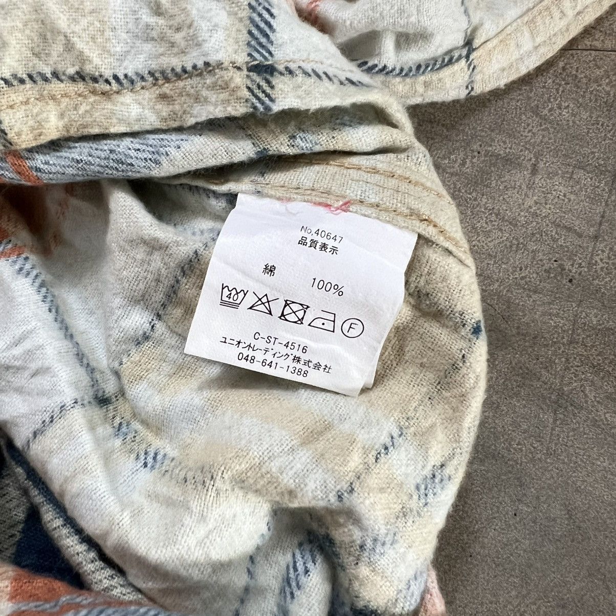 Japanese Brand Vintage Houston Flannel Union Made Shirt Size US M / EU 48-50 / 2 - 5 Thumbnail