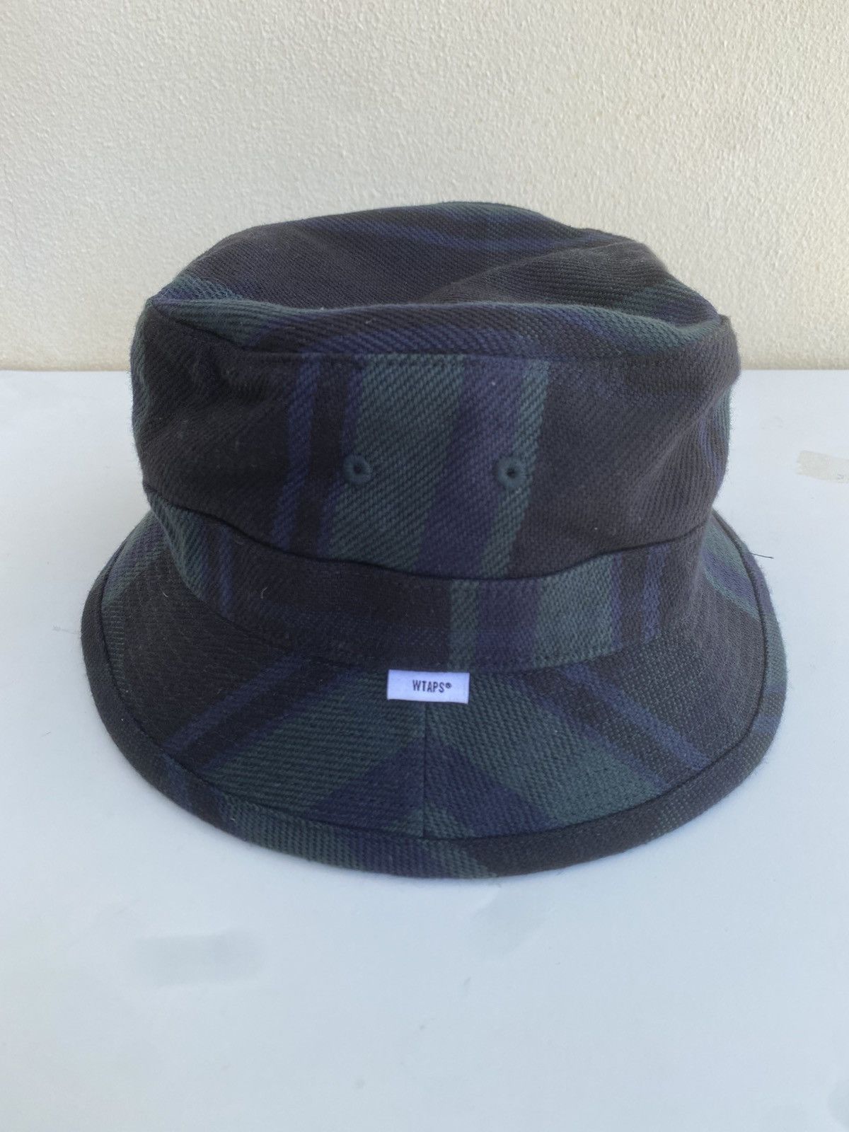 Wtaps Rare WTAPS Checkered Design Cotton Bucket Hat Size ONE SIZE - 1 Thumbnail