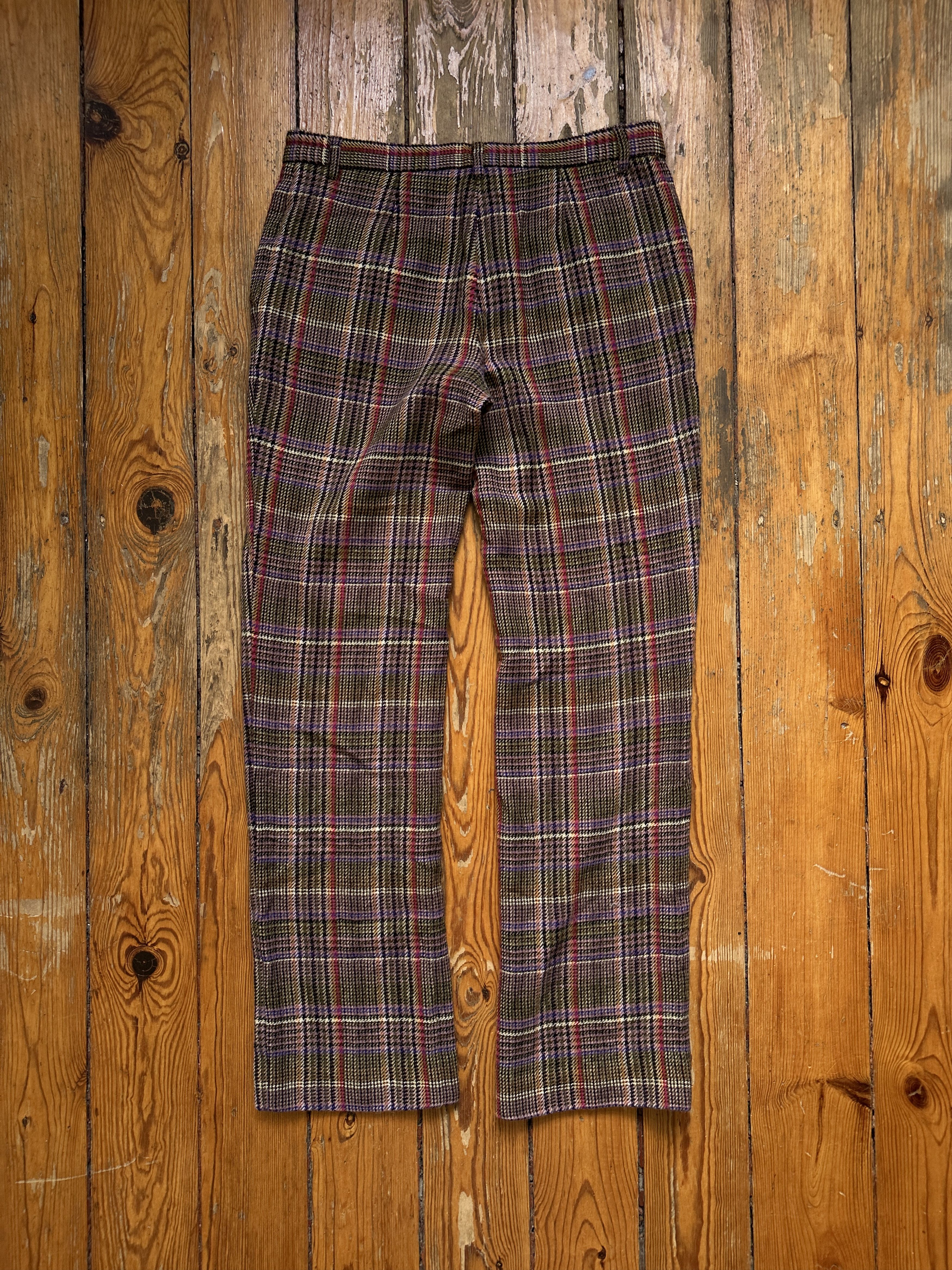 Moschino wool checkered moschino cheap and chic straight pants Size 30" / US 8 / IT 44 - 4 Thumbnail