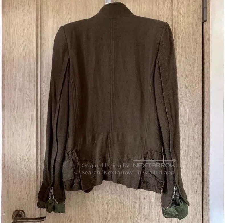 Haider Ackermann Haider Ackermann Distressed Dark Style Jacket Size XXS / US 00 / IT 34 - 4 Thumbnail