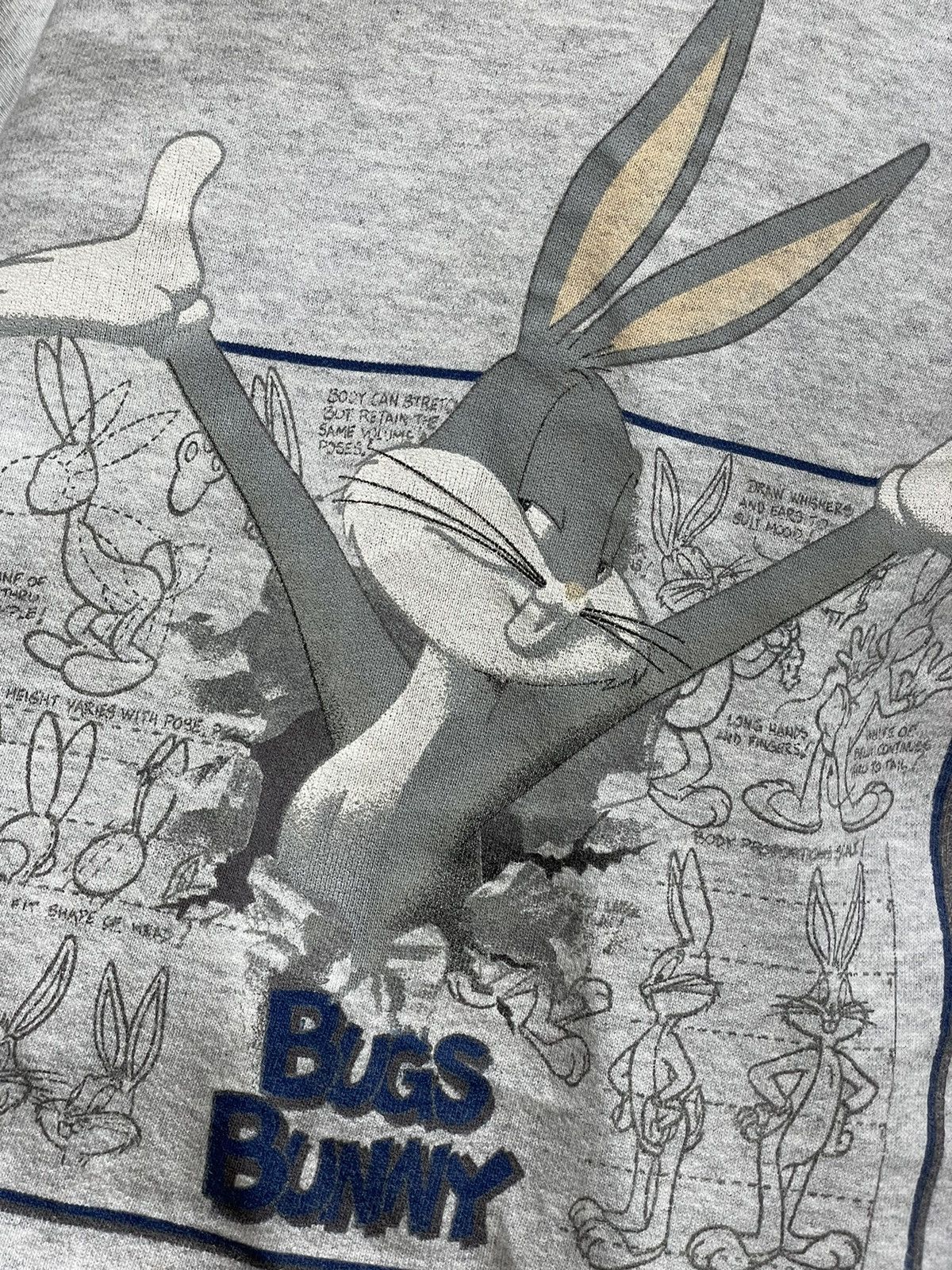 Vintage × Warner Bros Vintage 90s WARNER BROS Bugs Bunny Sweatshirt Size US L / EU 52-54 / 3 - 8 Thumbnail