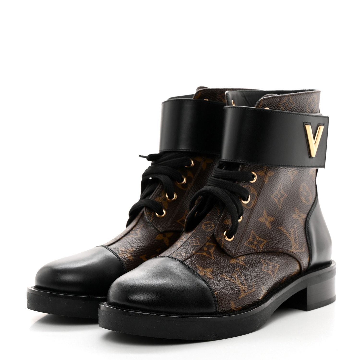 Louis Vuitton Louis Vuitton Monogram Wonderland Flat Ranger Boots 39.5 New Size US 8.5 / IT 38.5 - 3 Thumbnail