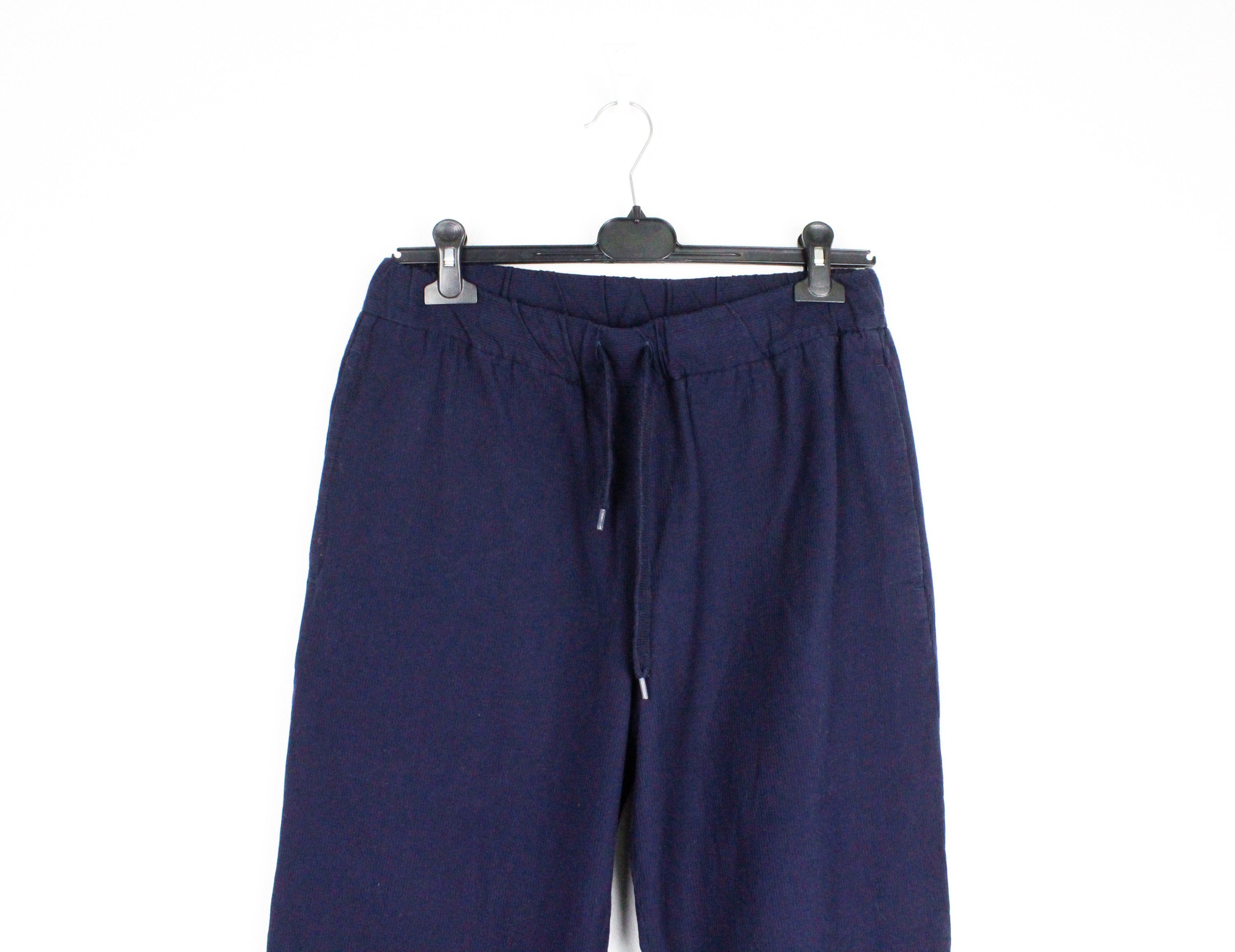A.P.C. A.P.C. Navy Blue Lace Up Sport Chino Pants Trousers Size US 32 / EU 48 - 2 Thumbnail