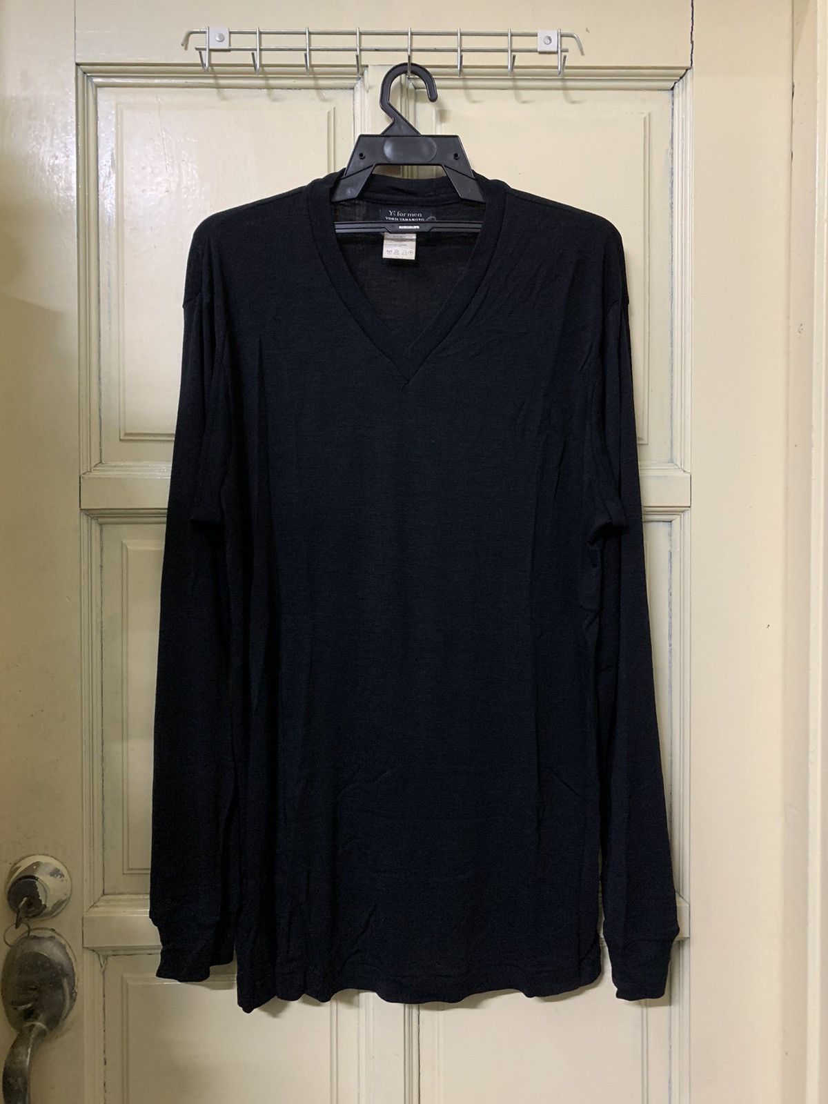 Yohji Yamamoto 💥Avant Garde Yohji Yamamoto Black Shirt Size US L / EU 52-54 / 3 - 1 Thumbnail