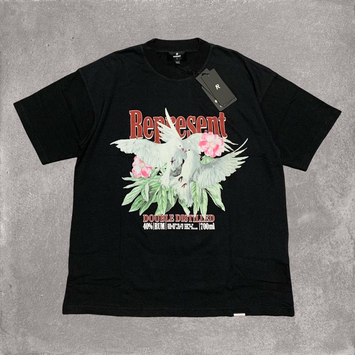 Represent Clo. Represent Small Double Distilled Off Black Tee Size US S / EU 44-46 / 1 - 1 Thumbnail