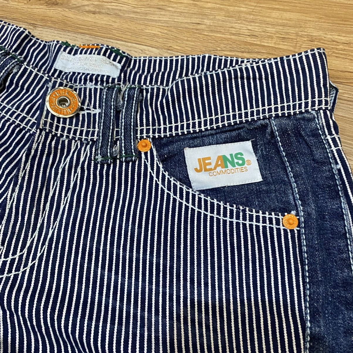Hysteric Glamour 2000s Blue Moon Blue Hickory Back Big Logo Short Pants Size US 27 - 4 Thumbnail