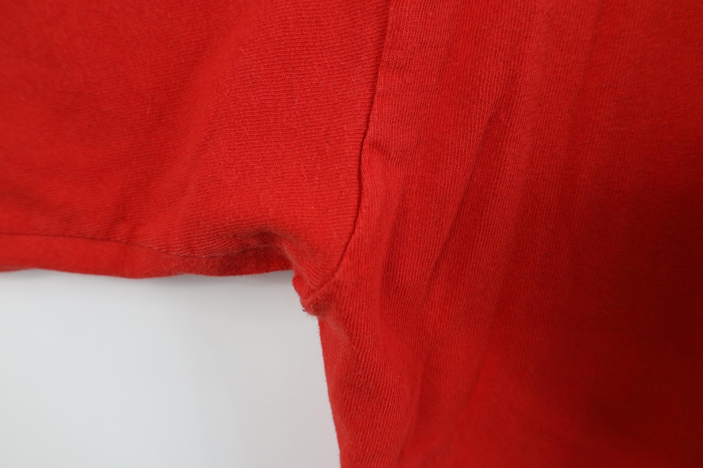 Nike Vintage 90s Nike Spell Short Sleeve T-Shirt Red Cotton USA Size US XL / EU 56 / 4 - 10 Thumbnail