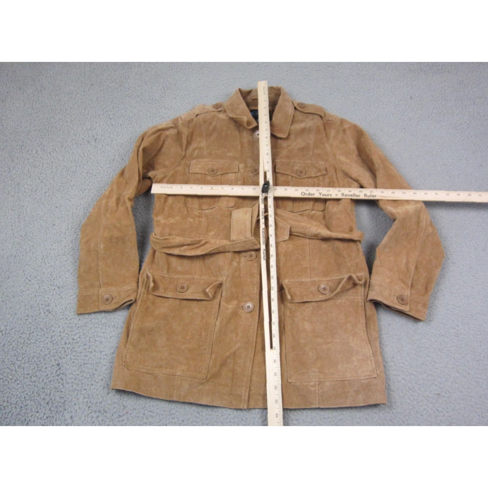 Vintage VINTAGE Relativity Leather Jacket Womens L Brown Belted Classic 90s City Casual Workwear Outerwear Jacket Women/Large Brown Leather Belted Size L / US 10 / IT 46 - 5 Thumbnail