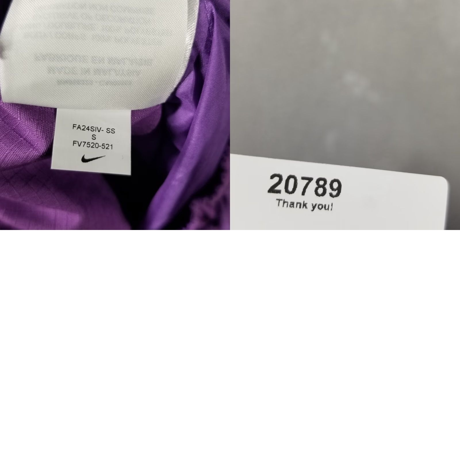 Nike Nike Cargo Pants 30X30 Purple Unisex Adults Regular Wide-Leg Cargo Style 90s Hip Hop Color Sample FV7520-521 Size US 30 / EU 46 - 9 Thumbnail
