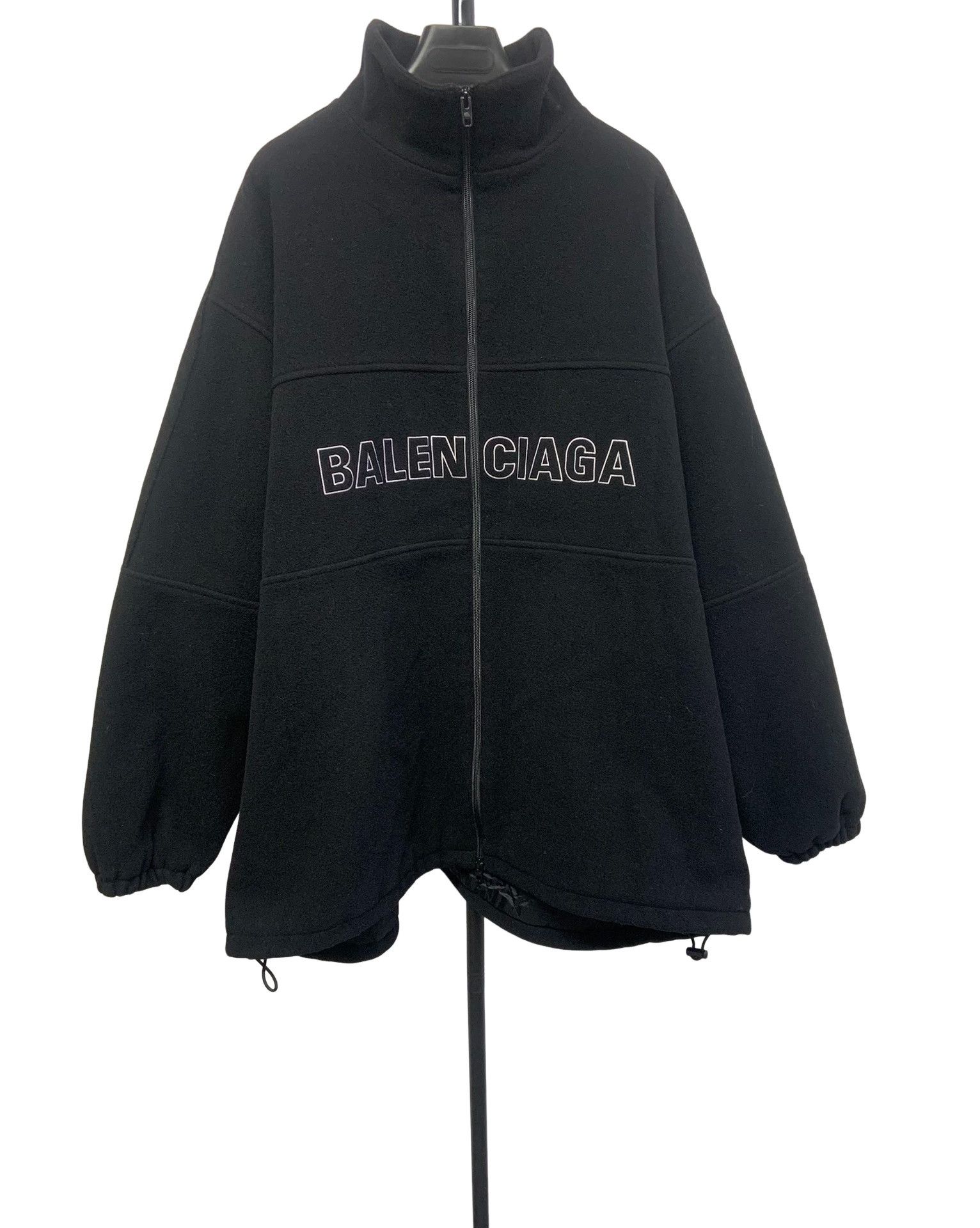 Balenciaga Balenciaga Logo Fleece Zip Jacket Size 48 Size US M / EU 48-50 / 2 - 1 Thumbnail