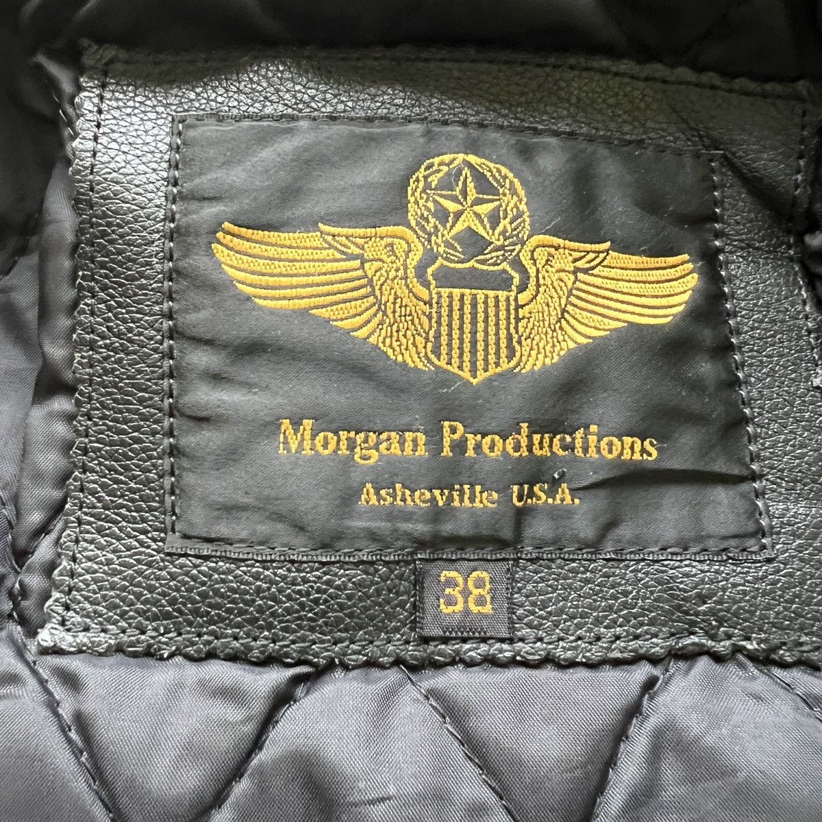 Vintage Vintage Morgan Productions Patina Leather Jacket Size US M / EU 48-50 / 2 - 17 Thumbnail