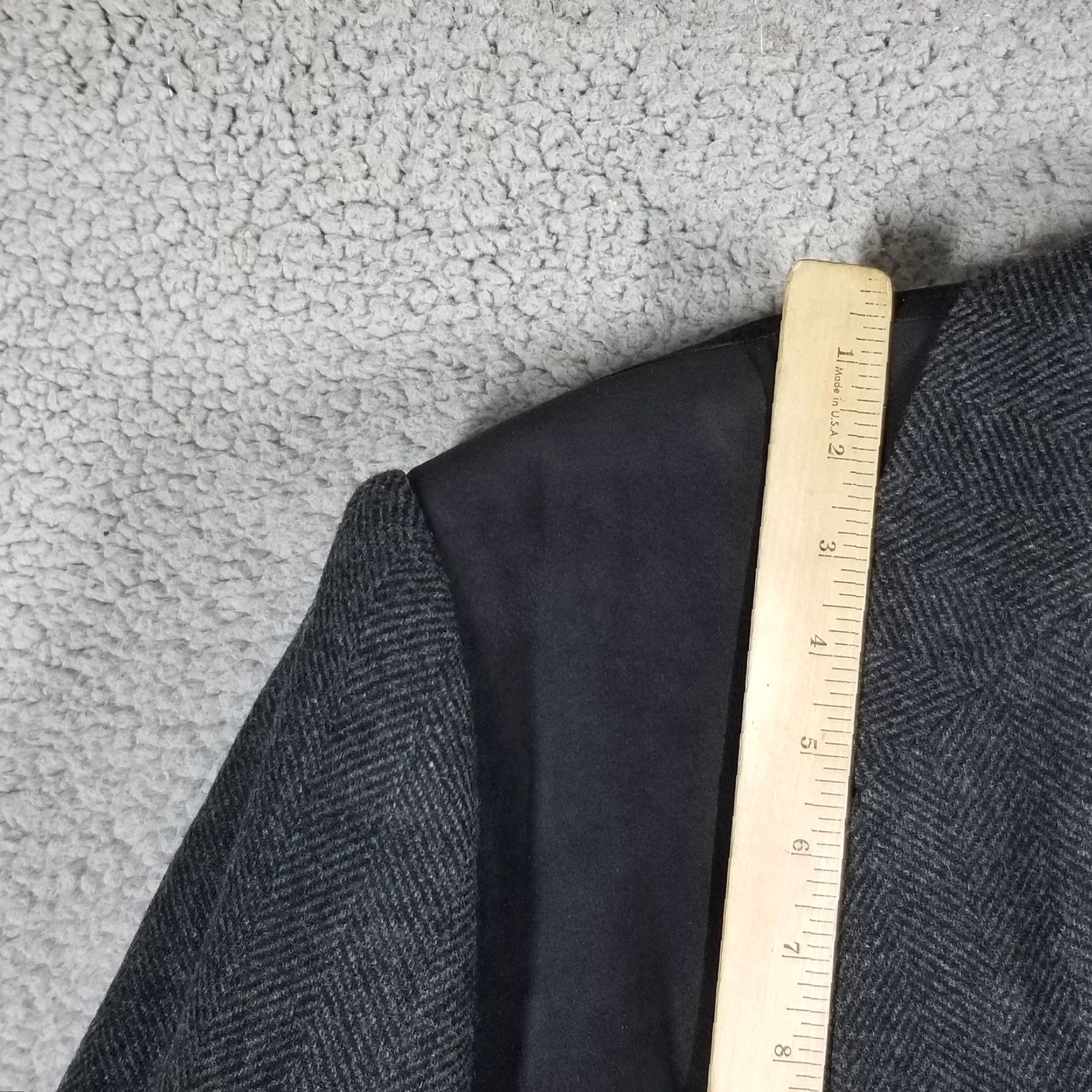 Pendleton Pendleton Blazer Jacket Men's 46L Long Double Button Coat Wool Gray Sports Coat Blazer Long 46 Gray Wool Pendleton Size 46R - 6 Thumbnail