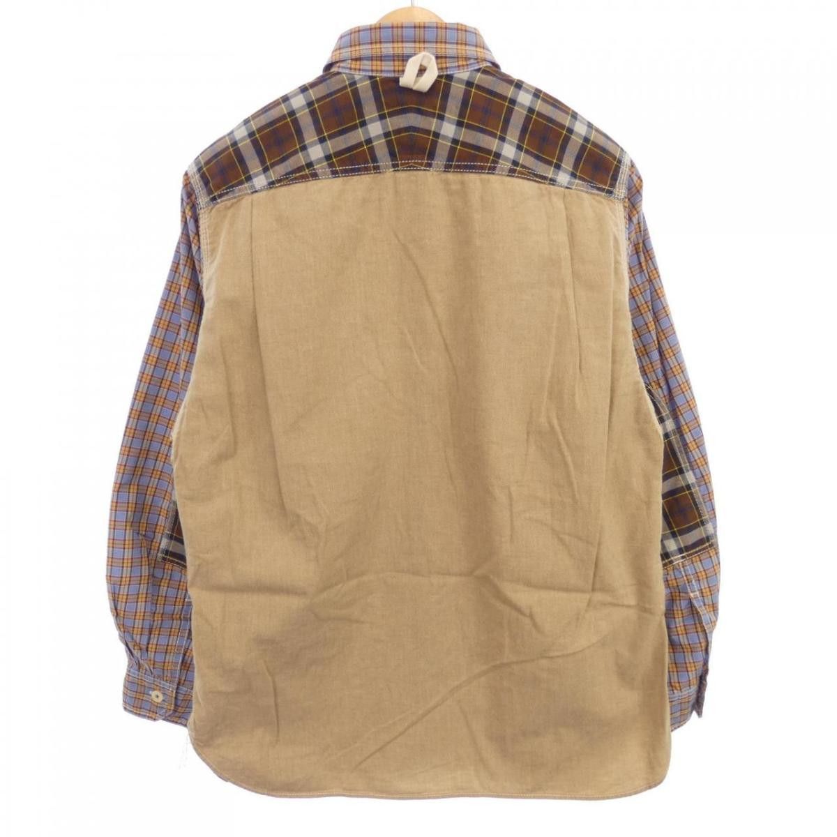 Junya Watanabe Shirt Checkered Switch Long Sleeve Multicolor Size US XS / EU 42 / 0 - 2 Thumbnail