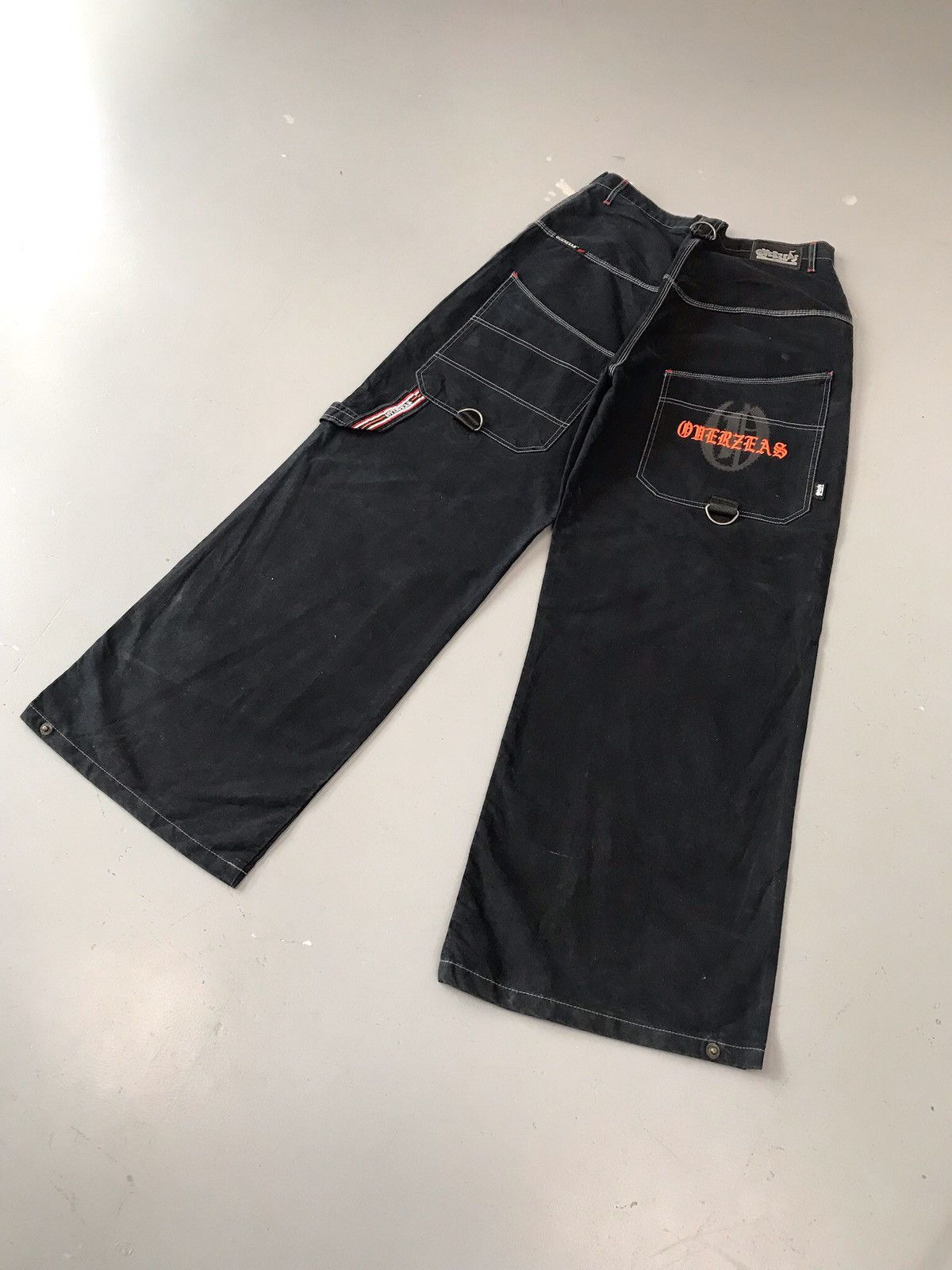 JNCO × Southpole × Vintage Vintage oierzeas spell out embroidered denim Size US 35 - 3 Thumbnail