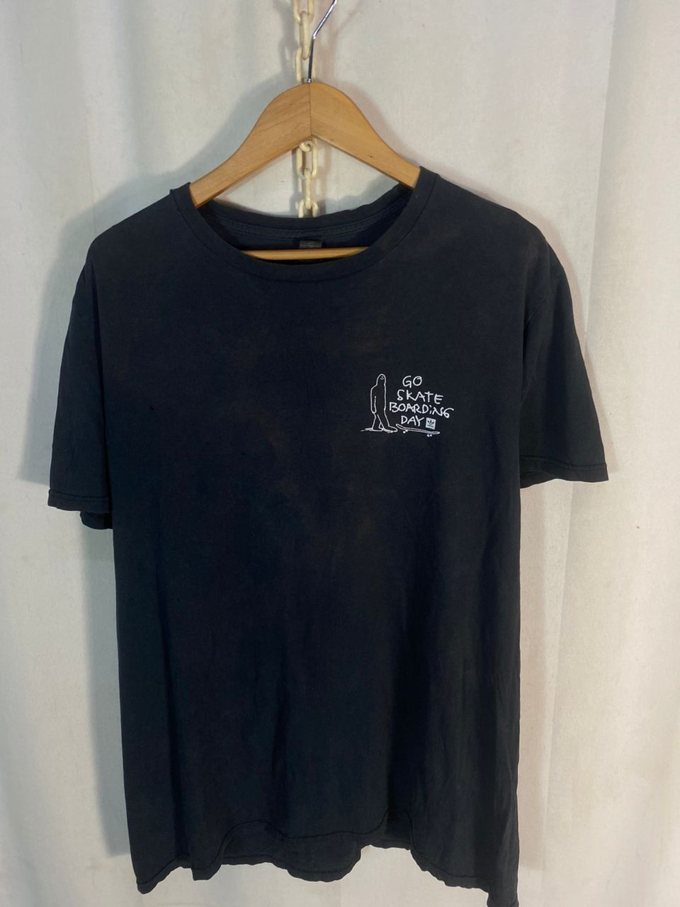 Anvil “Go skate boarding day” distressed tshirt by anvil Size US M / EU 48-50 / 2 - 10 Thumbnail