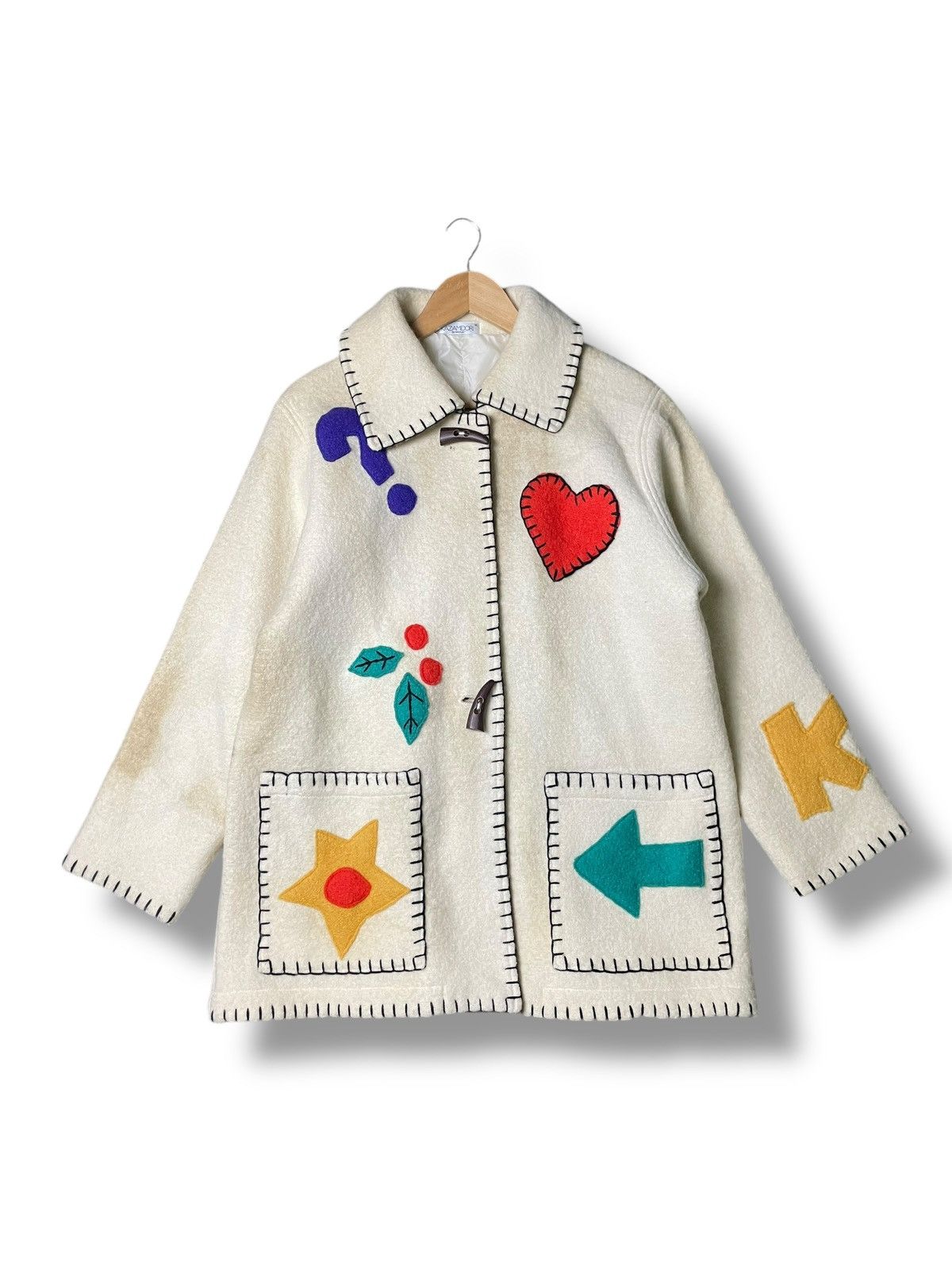 Kazamidori by Nancai Patchwork Wool Jacket (60)