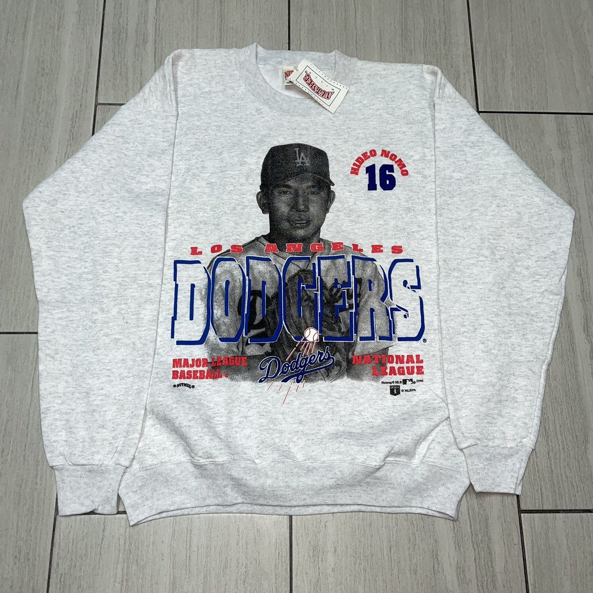 MLB × Vintage Dodgers Hideo Nomo 16 1995 Crewneck Size US M / EU 48-50 / 2 - 1 Thumbnail