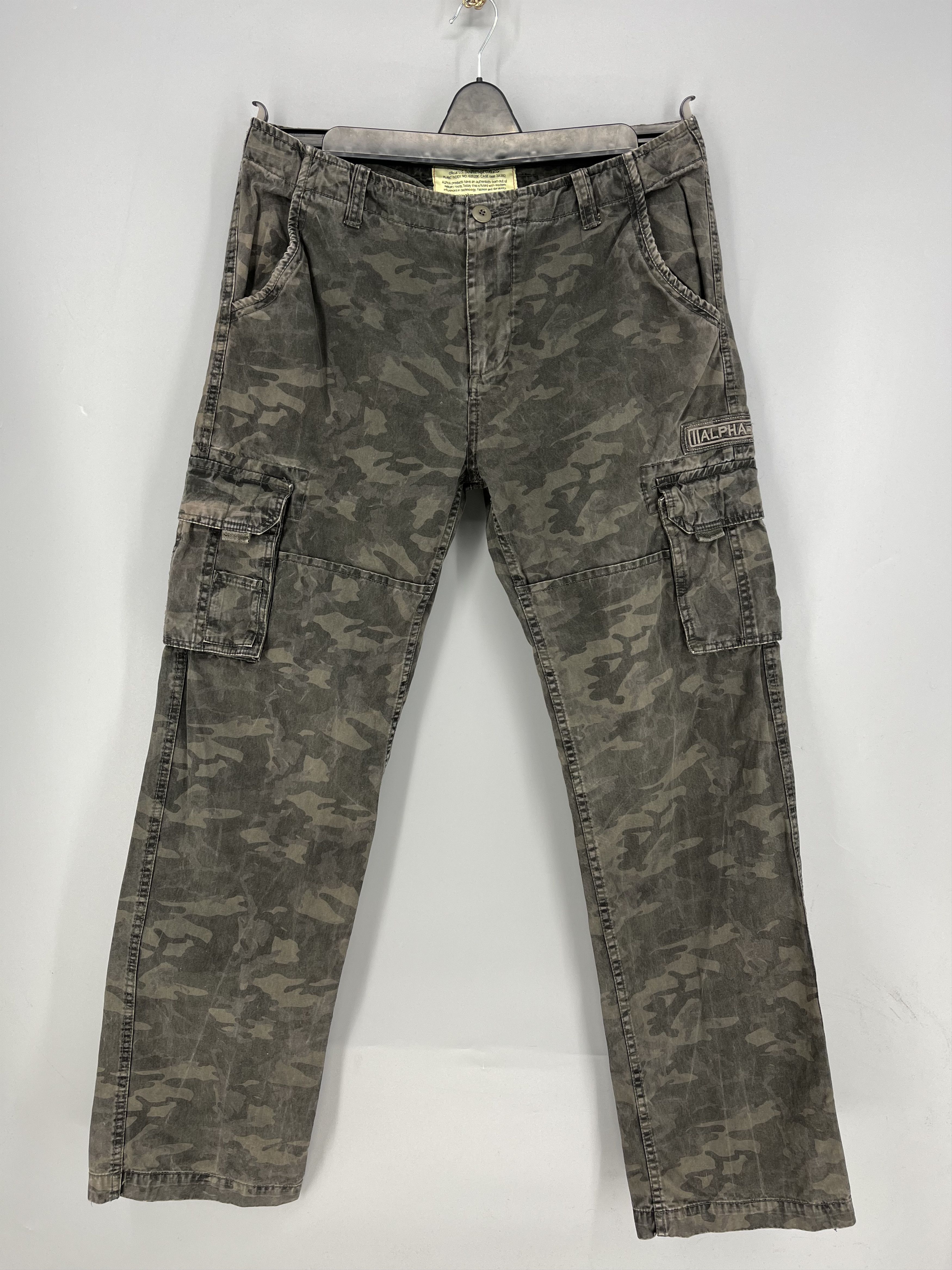 Alpha Industries VTG Alpha Industries Cargo Camouflage Military Outdoor Size US 34 / EU 50 - 1 Thumbnail