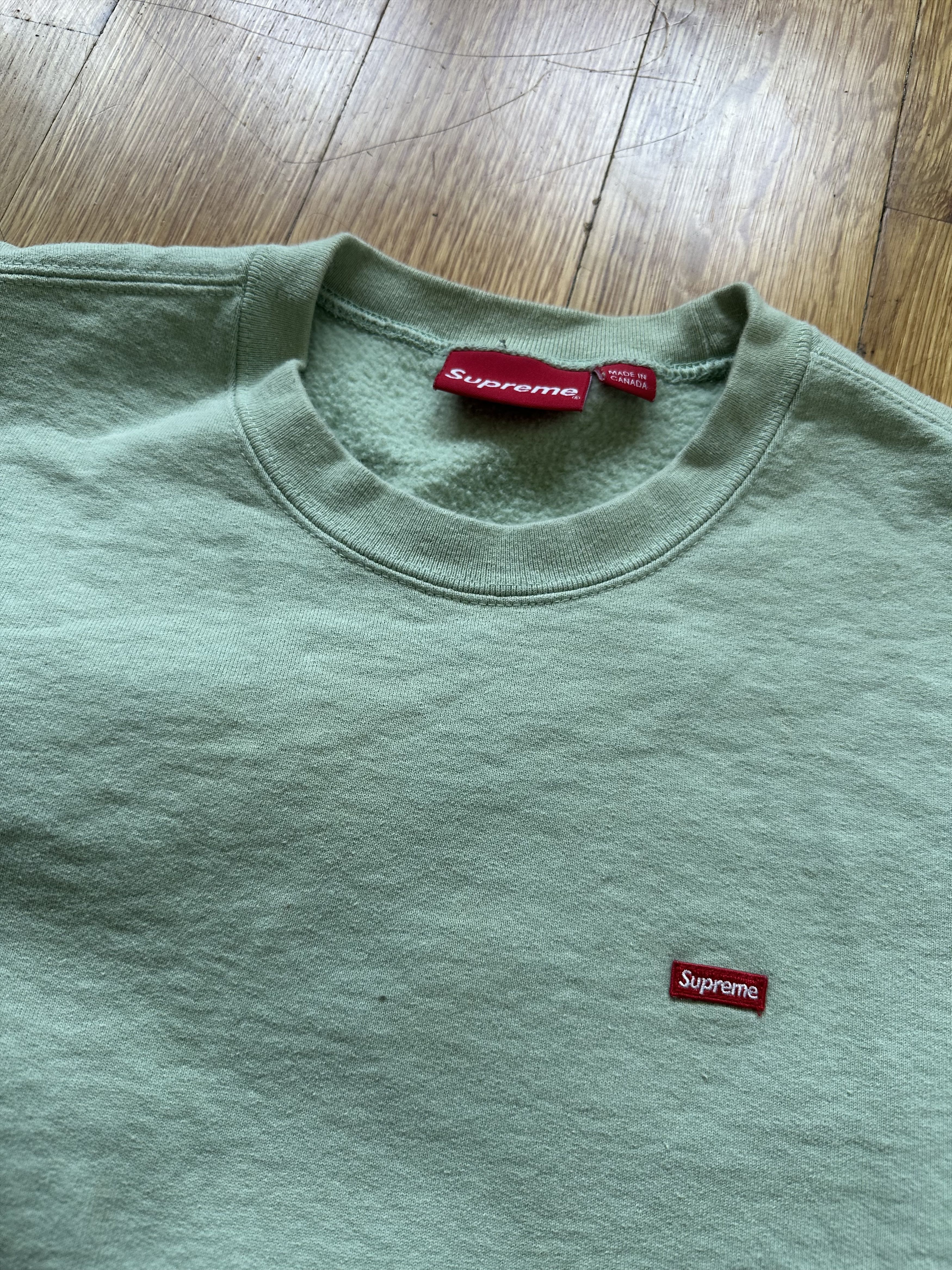 Supreme Supreme Long Sleeve Crewneck Sweatshirt - Mint Green Size US L / EU 52-54 / 3 - 2 Thumbnail