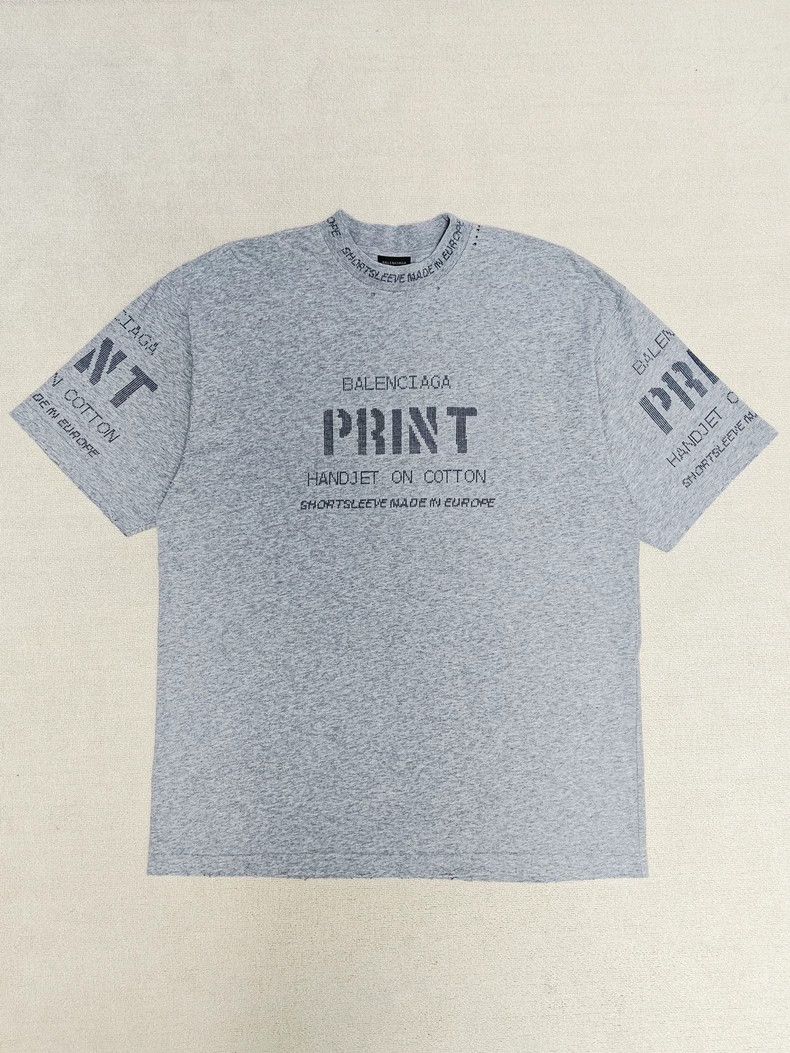 Balenciaga Balenciaga Destroy and make old short sleeve T shirt Size US XS / EU 42 / 0 - 1 Thumbnail