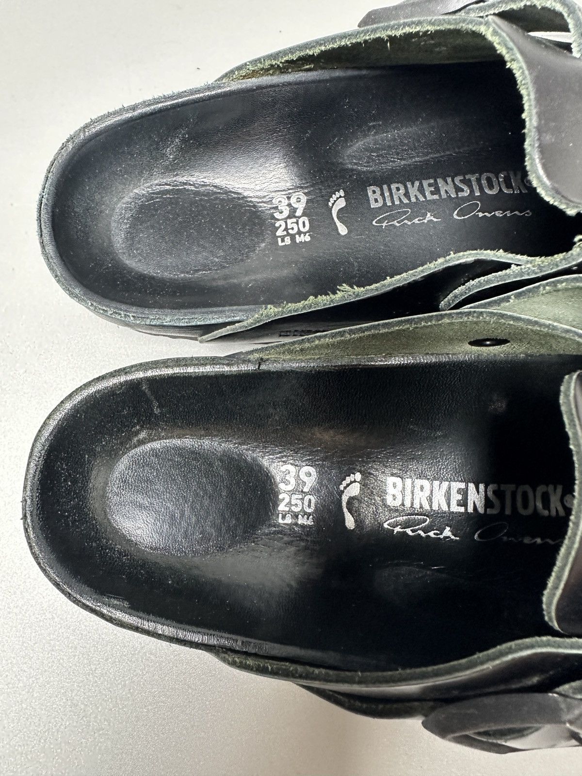 Birkenstock × Rick Owens Rick Owens Boston Smooth Leather Amalfi Black Size US 7 / EU 40 - 3 Thumbnail