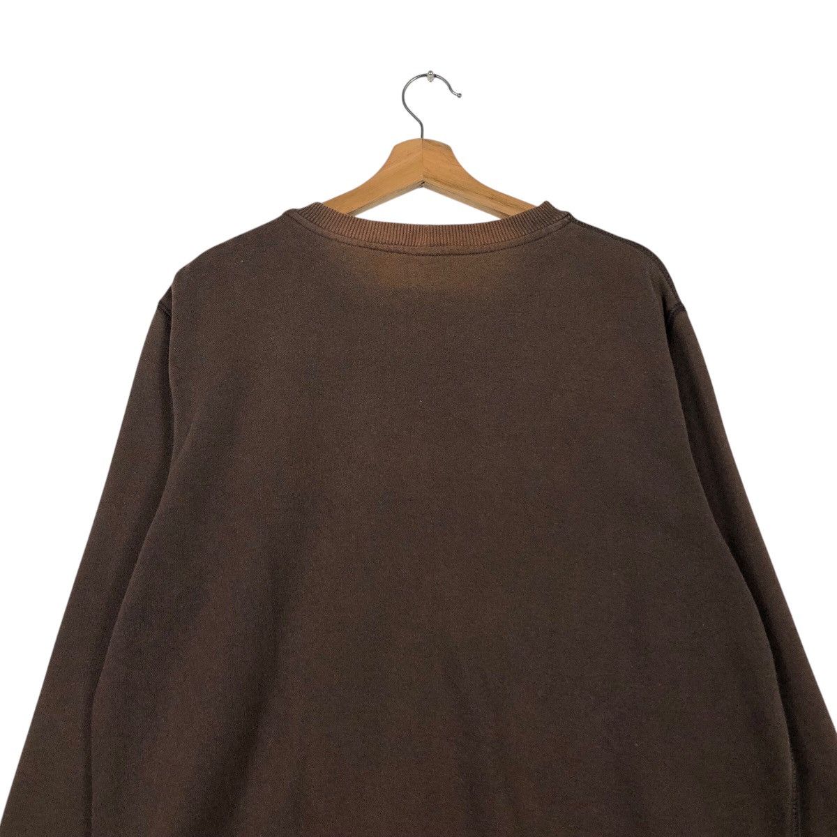 Nike Nike Essential Micro Swoosh Sweatshirt — Washed Cocoa Tone Size US L / EU 52-54 / 3 - 10 Thumbnail