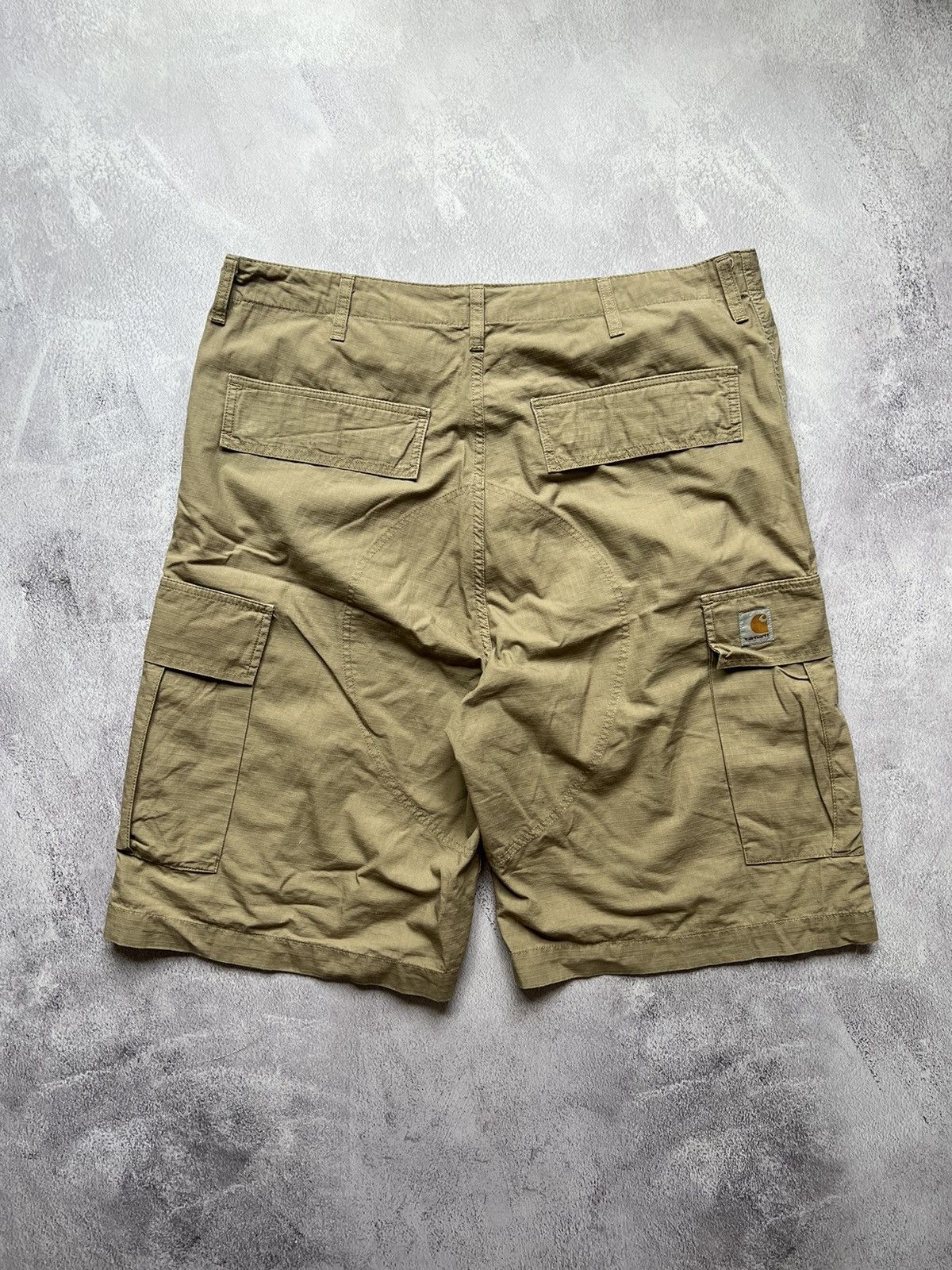 Carhartt Wip × Vintage Vintage CARHARTT Cargo Shorts — W36 Size US 36 / EU 52 - 2 Thumbnail