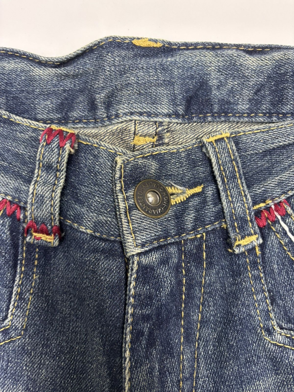 Kapital Authentic Jeans Big Stitch Bootcut Kapital Style Distressed Size US 29 - 9 Thumbnail