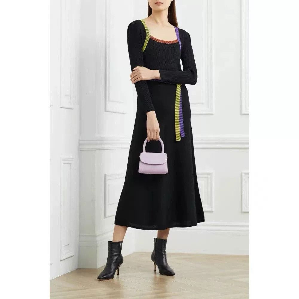 By Far By Far Purple Suede Mini Handbag Size ONE SIZE - 3 Thumbnail