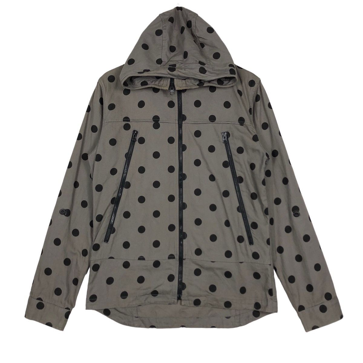 Issey Miyake 🔥Rare Polkadot Chore Jacket Hoodie Ships Jet Blue Japan Size US L / EU 52-54 / 3 - 2 Thumbnail