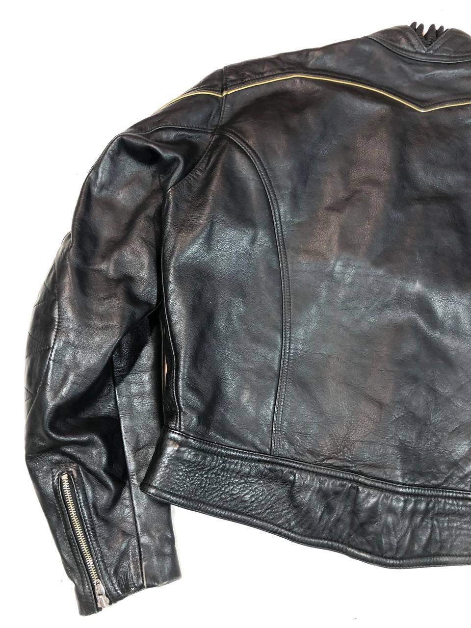 Other Leder Vintage Racing Moto Jacket Black Size US M / EU 48-50 / 2 - 9 Thumbnail