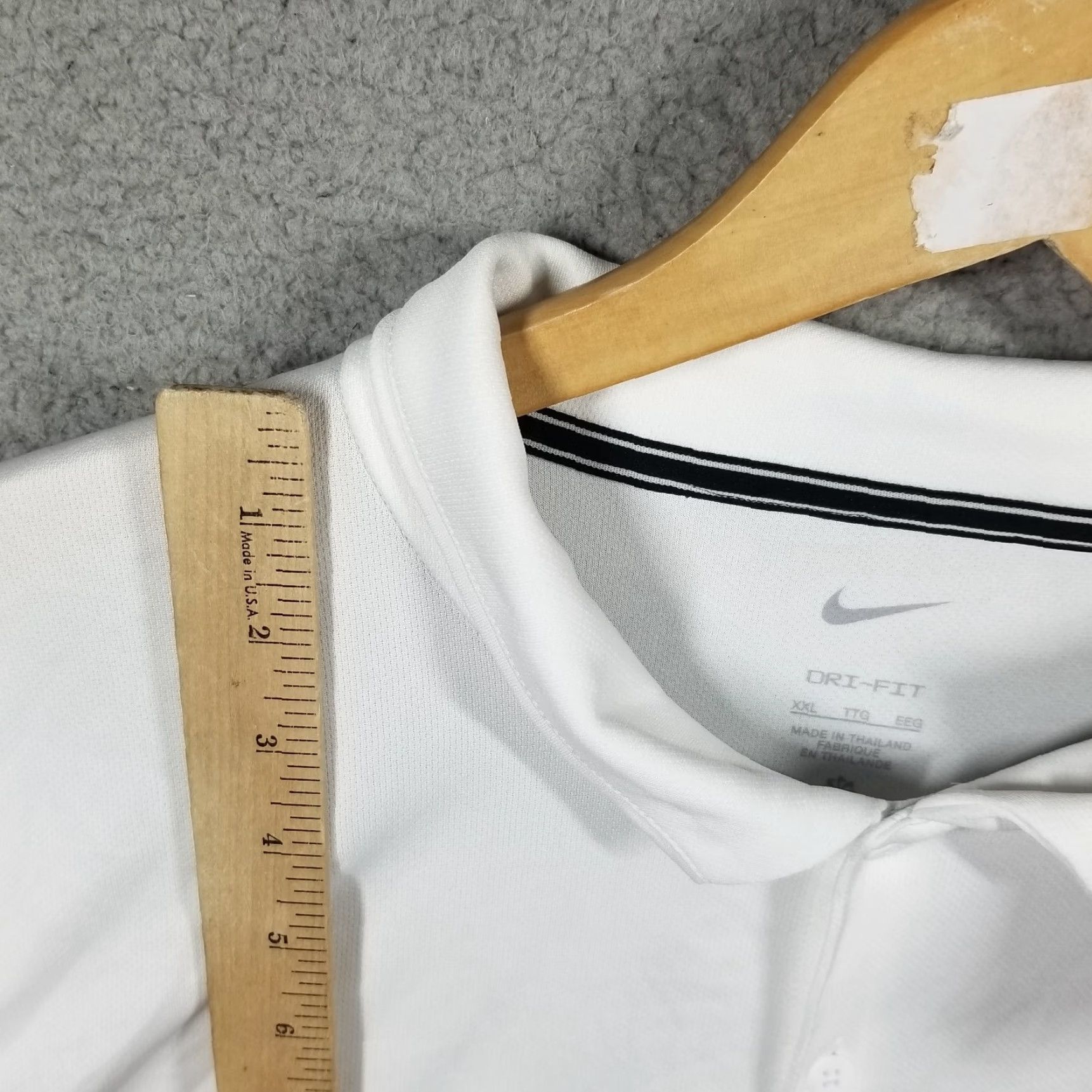 Nike NIKE Dri-FIT Court Victory Polo Shirt 2XL White Standard Fit Tennis Golf NWT Size US XXL / EU 58 / 5 - 3 Thumbnail