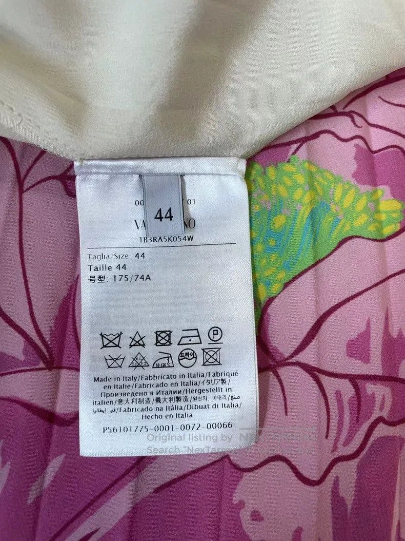 Valentino Valentino Silk print skirt Size XL / US 12-14 / IT 48-50 - 6 Thumbnail